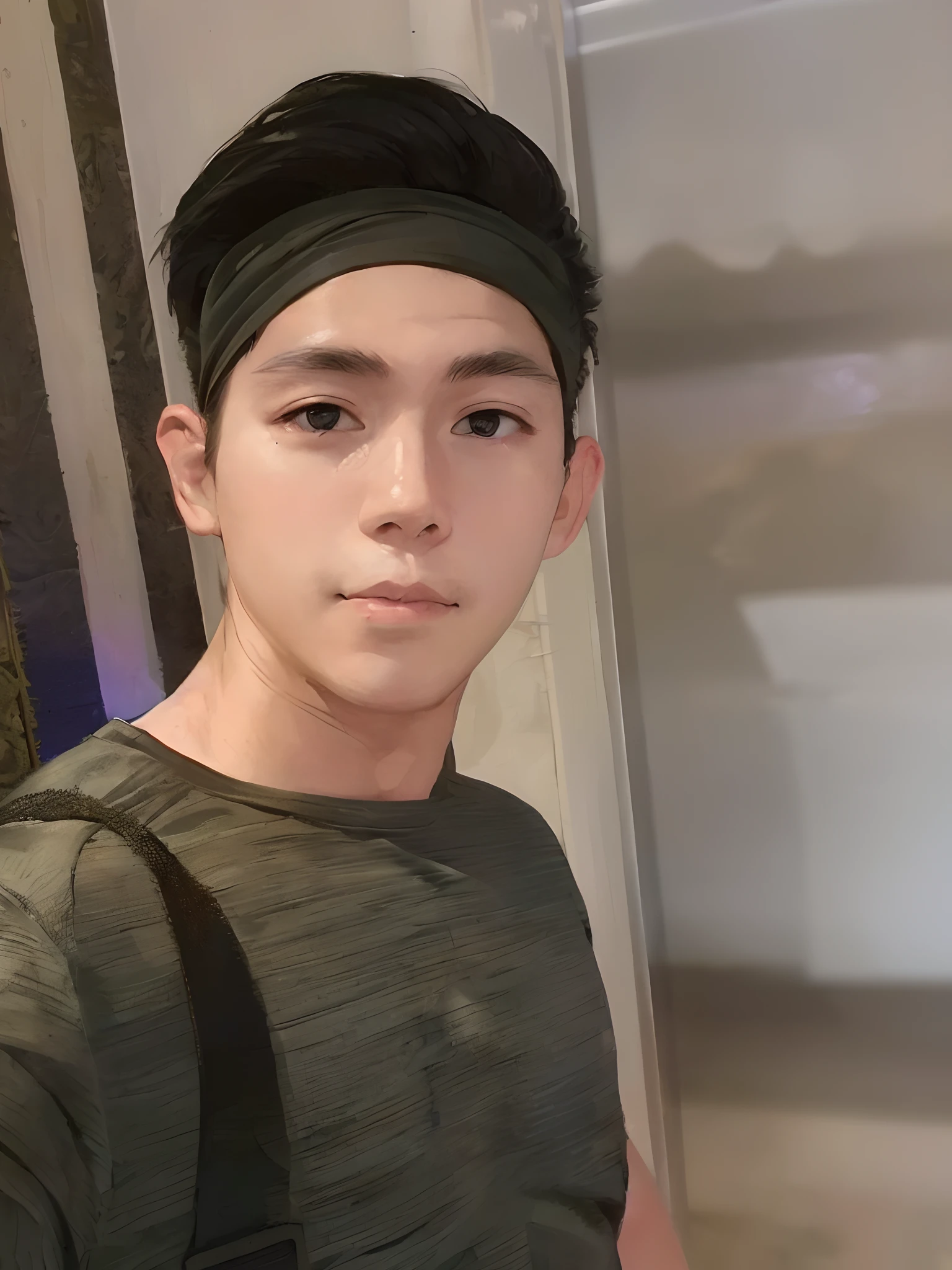 (A small chest:1.3),(Masterpiece, Best quality:1.4), (Beautiful, Aesthetic, Perfect, Delicate, Intricate:1.2),((Best quality)), ((Masterpiece)), (Detailed),(A high resolution:1.2), 1man