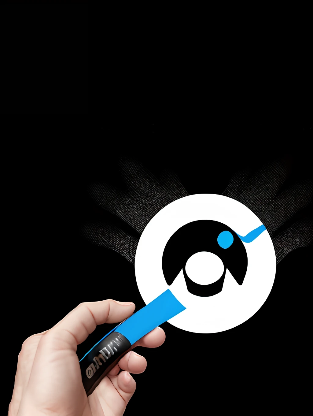 Discord logo on an mma glove