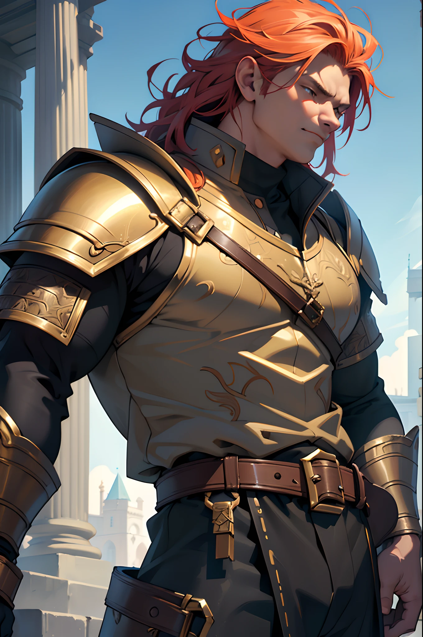 beste-Qualit, tmasterpiece, extra high resolution, Detailed, realisti, ember, humanoid, heavy armor, The Face of the Beast, Furry, Security Guard Outfit, Guardian's Attire, Guard, Medieval Guard, Medieval Guard Clothing , spearman, Chaotic Neutral, D&D, Horror \(subject\), Dark Fantasy, Depth of field, non-human,(Ultra-detailed:1.3), Finely detailed, Ultra-detailed, (dynamicpose:1.0),(centered, scale to fit the dimensions, the rule of thirds), hight resolution, sharp-focus,(Ultra Detailed, Extremely detailed),(Photorealistic works of art:1.37),(extremely detailed CG unity 8k wallpaper),(((bright colours, A striking theme))),(Intricate),(Masterpiece),(Best Quality).