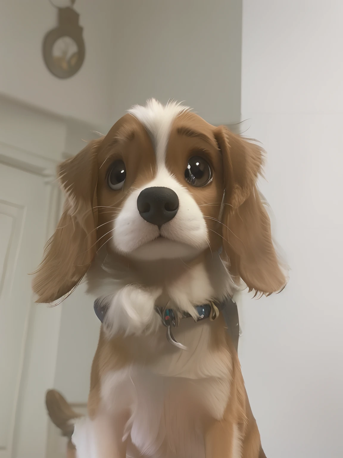 Disney Pixar characters, A King Charles Beagle. an animated character, Disney Pixar style, High quality, high resolution, 8K, Full-HD