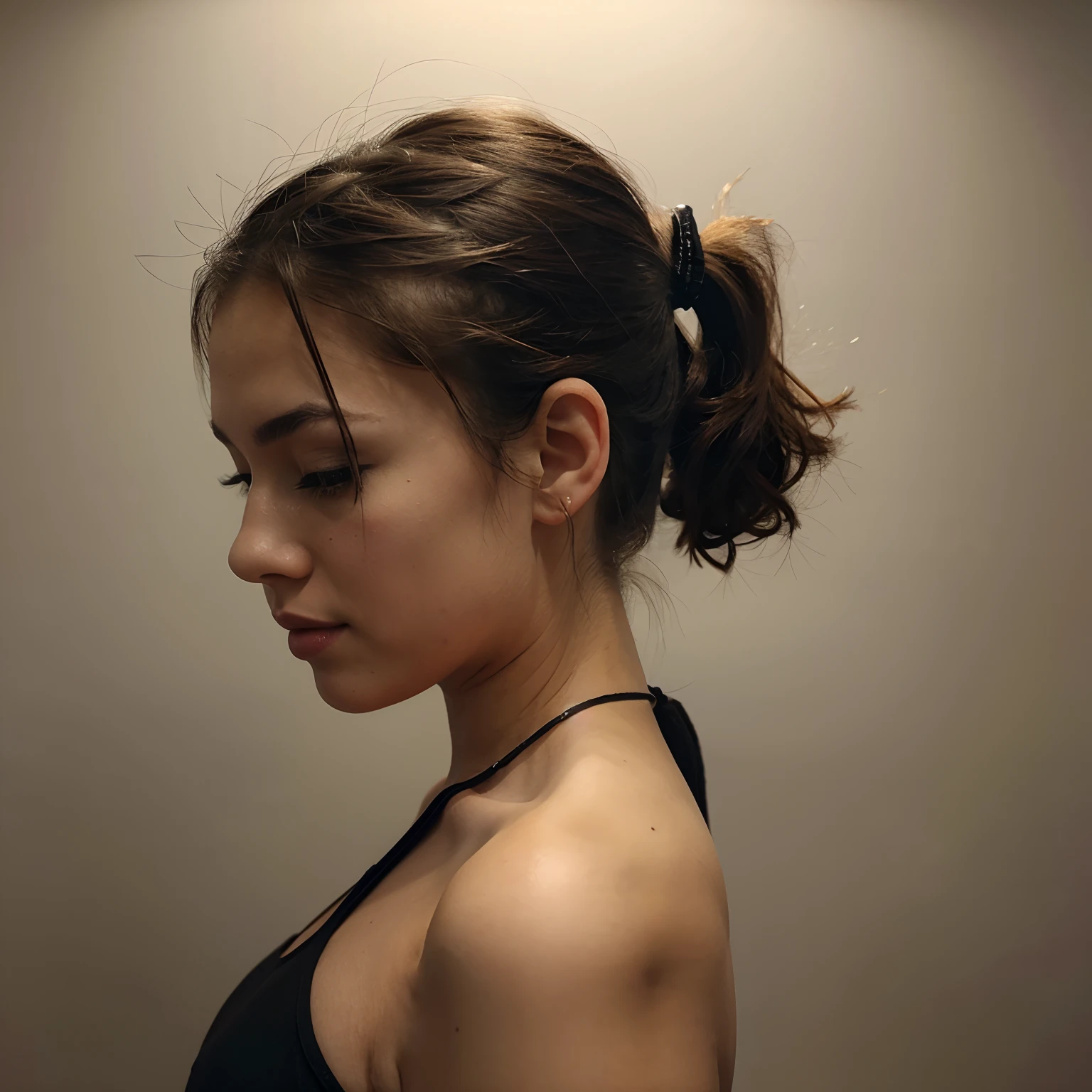 Sexy ponytail girl
