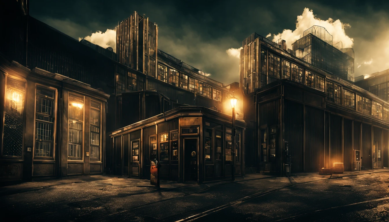The end of the world, apocalytic, London, disarray, panicking,junk,dark cloude,Rain cats and dogs,realistic epic, faded, com cores neutras, (HDR), ((softcolors))), (复杂), art stations, ultra - detailed, cinematic ligh, warm lights, dramatic light, intricately details, the complex background, darkly ,Motion picture film tones,