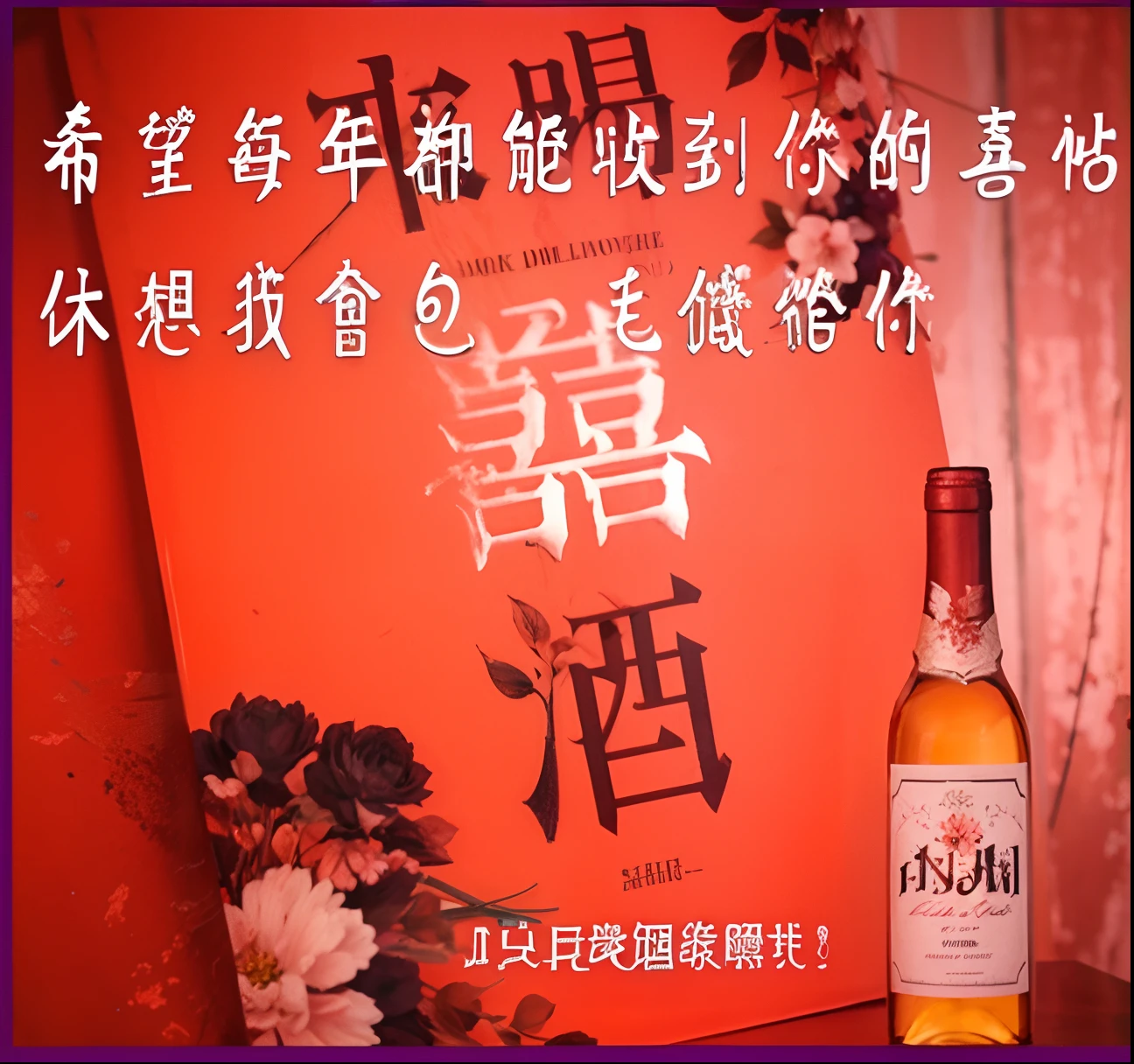 Withered flower wine