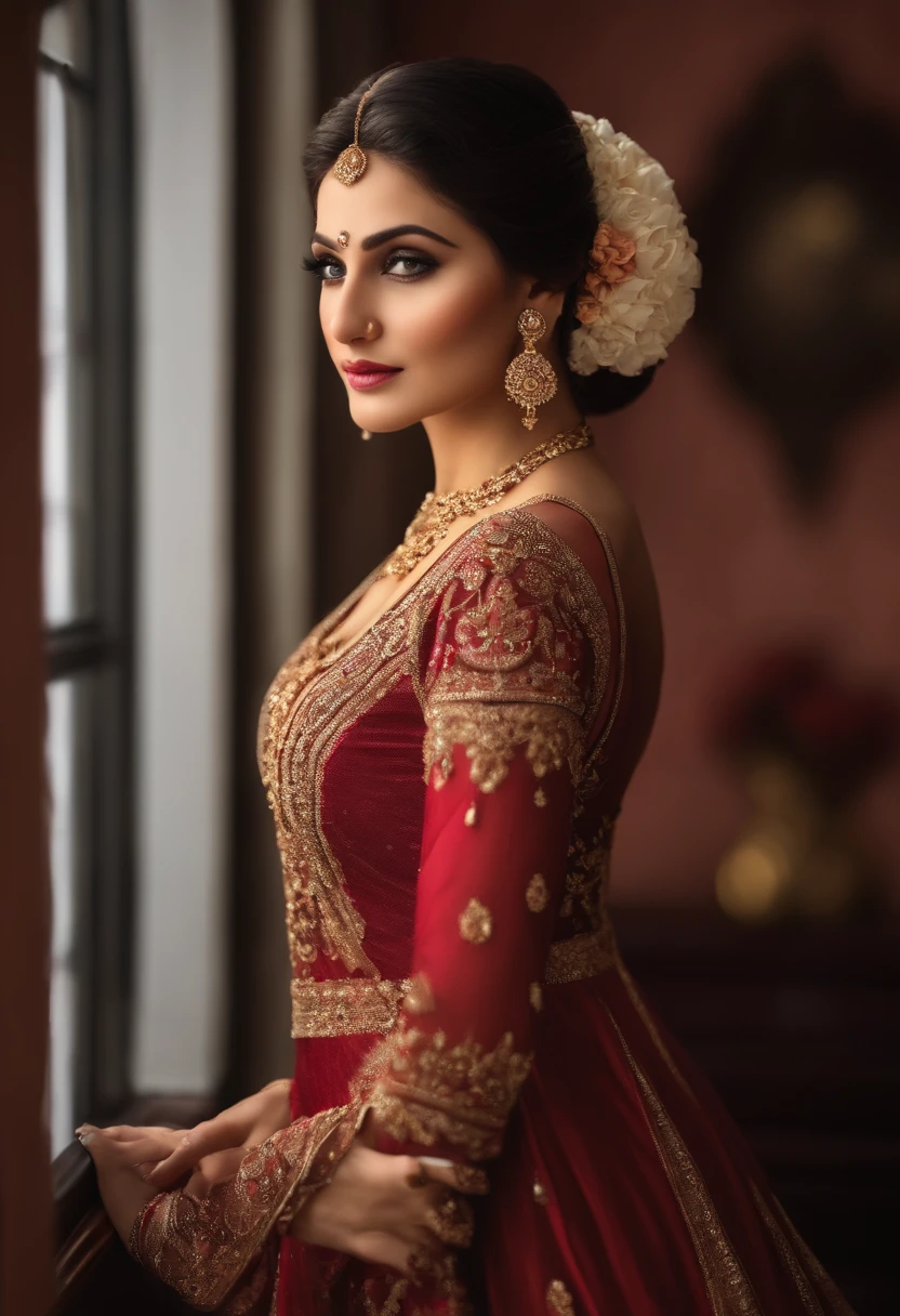 dress, (photograph realistic:1.4), (Ultra photo realsisim:1.4), (realisticlying:1.3), (Smoother lighting:1.05), (increase cinematic lighting quality:0.9), 32K, 1girll,40yo girl,realistic illumination,The light from the back window is backlighted,light in face,Ray traching,(Brighten light:1.2),(enchanced quality:1.4), (best quality real texture skin:1.4),Fine Detailed Eyes,finerly detailed face, (cheerfulness),(laughingly),closeup of face,tee shirt, (Increased Body Line Mood:1.1),(Increases skin texture and beauty:1.1)