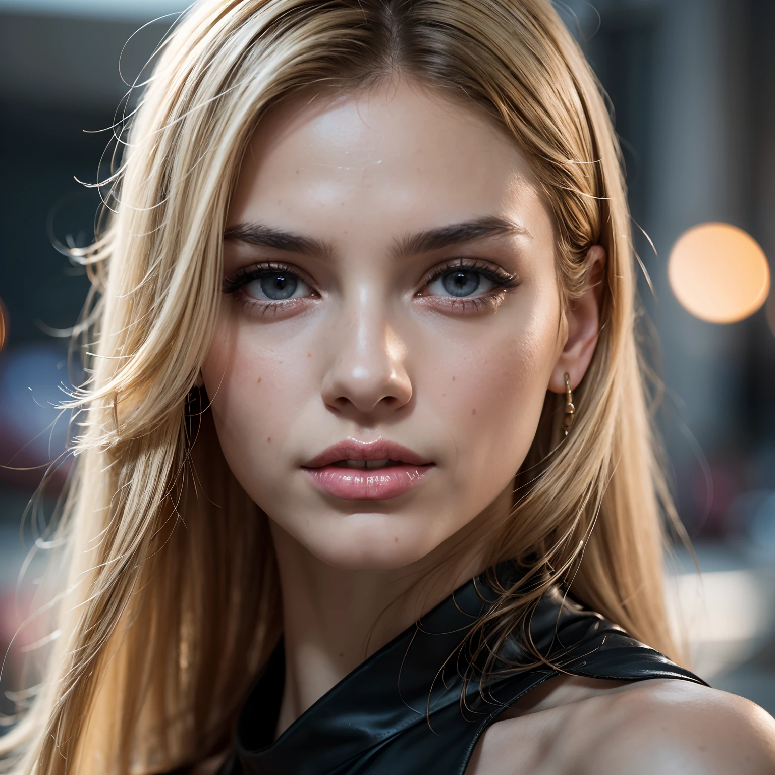 masutepiece, Best Quality, Photorealsitic, Ultra-detailed, finely detail, hight resolution, 8k wallpaper, RAW color photo, Professional, high level of detail, Beautiful blonde feminine boy, (detailed brown eyes), foco nítido, awardwinning photo, ((Facing the front)), ((Look at viewers)), Small light, Low contrast, Facial symmetry, depth of fields, Cinematic background, central image, Lights up softly, (finely detailed skin), pale skin, Realistic skin texture, Extreme skin details, (pores: 0.1), Yellow-orange dress, small bust with good shape, , slim figure, Hourglass body shape
