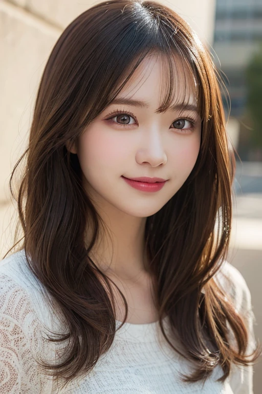 (Highest quality,High resolution,Super detailed),Portraiture,Beautiful Japanese Women,Beautiful attention to detail,Beautiful lip detail,Highly detailed face,Long eyelashes,A kind smile,Straight Hair,Natural light,Vibrant colors