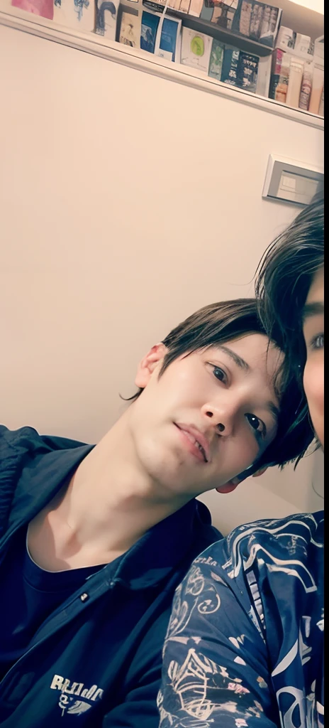 boy take a selfie
