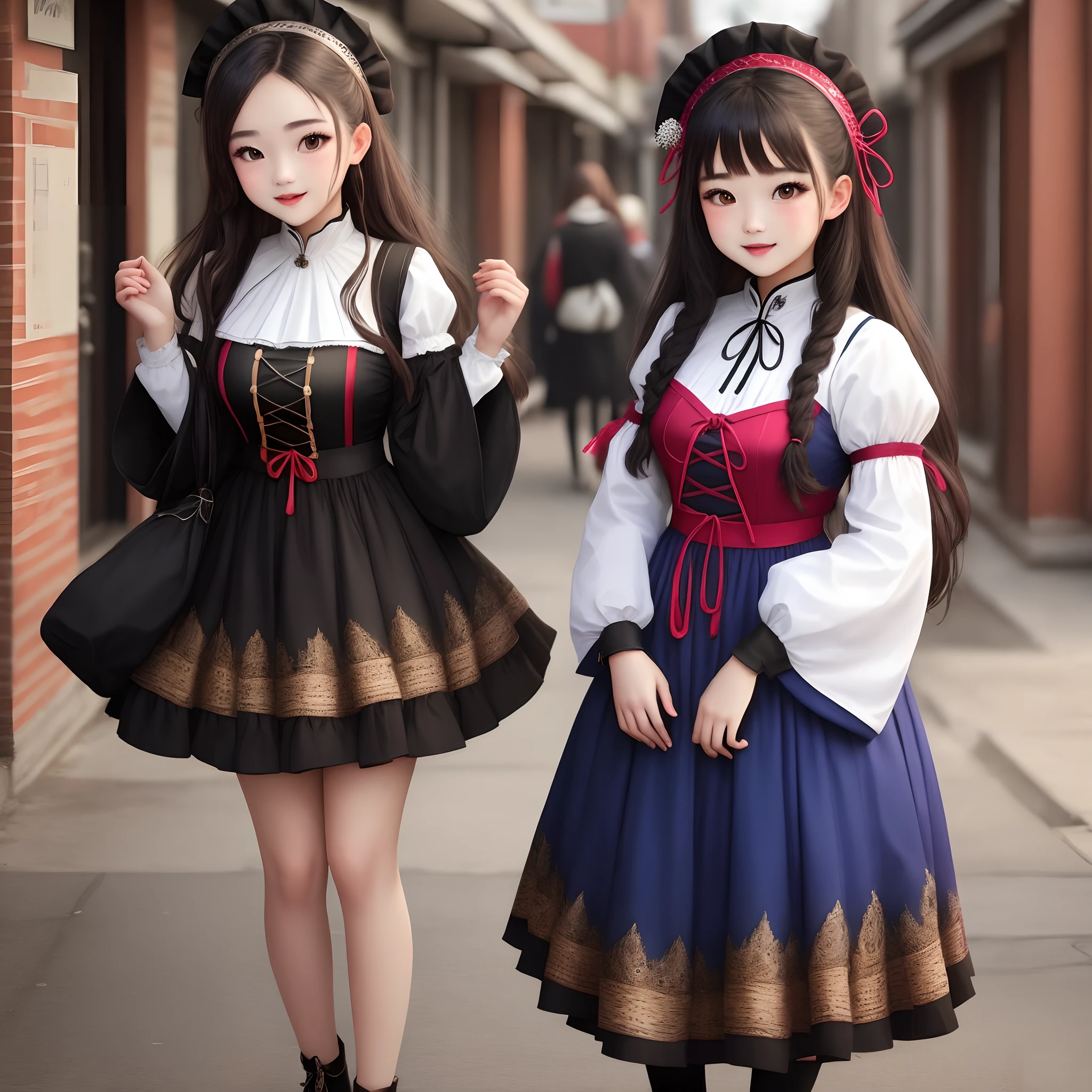 teens girl blacks Traditional costumes