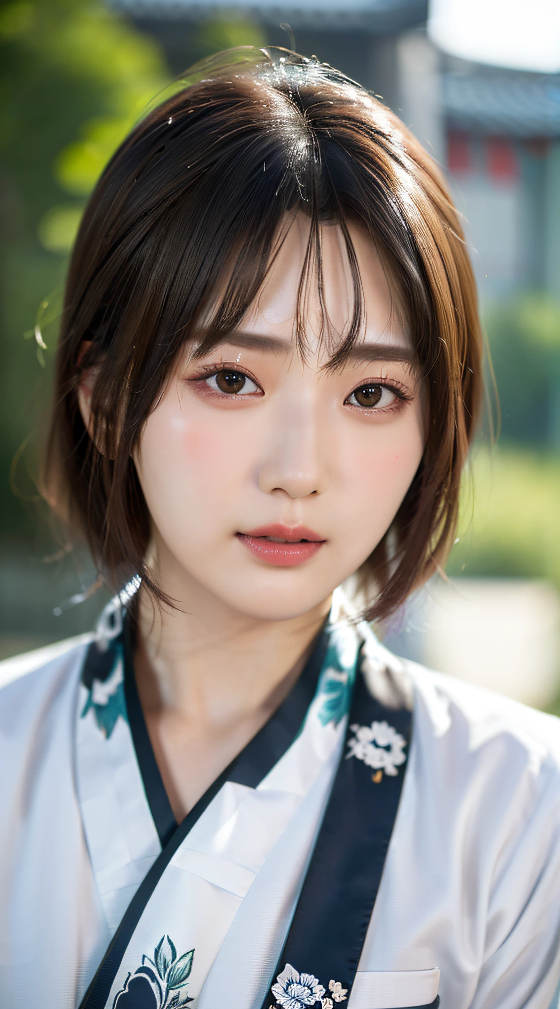 (gyeongsan:1.5), close up, masterpiece, best quality, raw photo, photorealistic, face, incredibly absurdres, beautiful girl, cute, short hair, depth of field, highres, ultra-detailed, finely detail, extremely detailed, extremely detailed eyes and face, sharp pupils, realistic pupils, sharp focus, ccinematic lighting