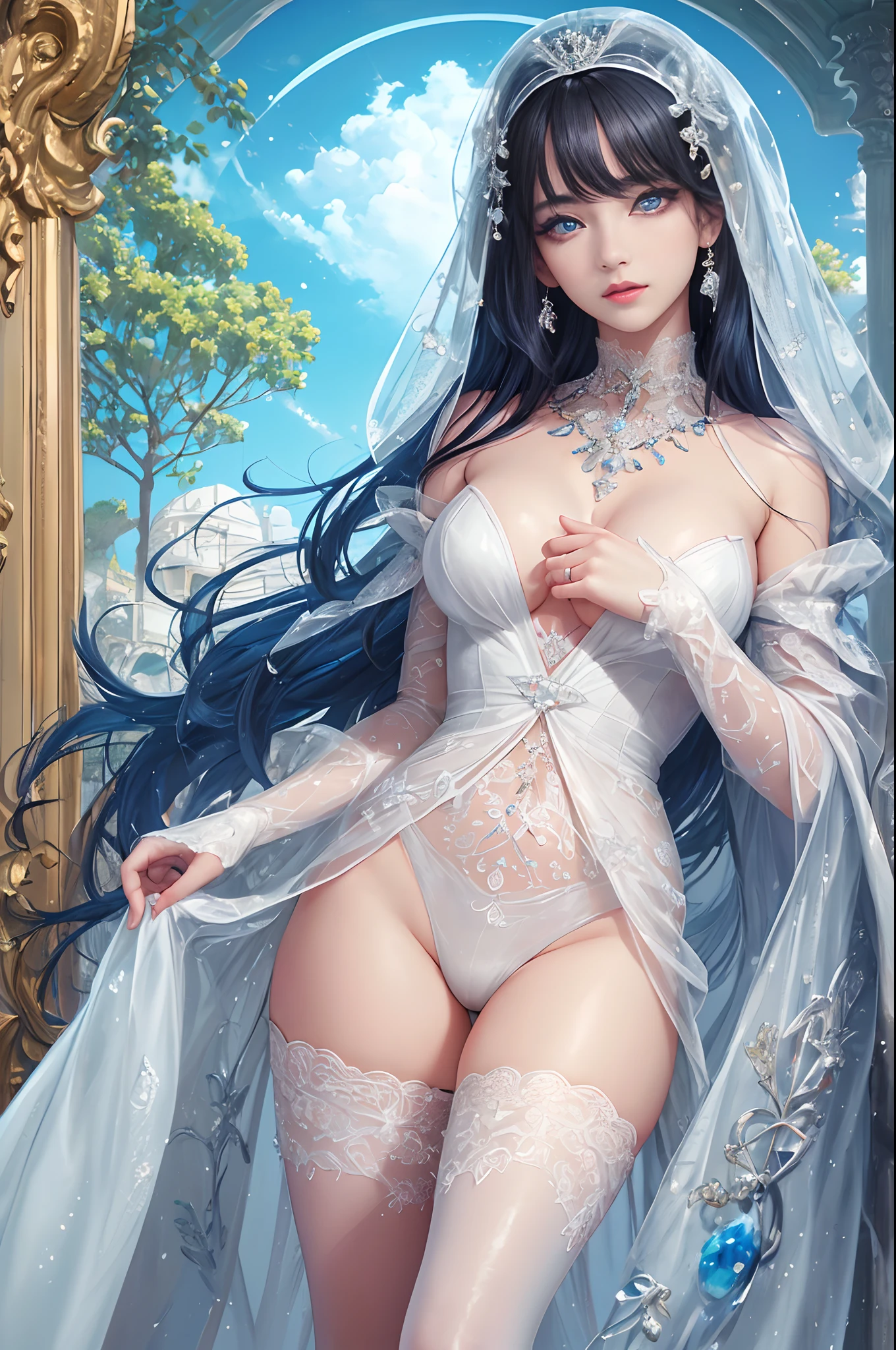 Super beautiful glowing eyes、Photorealsitic:1.4), (masterpiece, side lights, Exquisite beautiful eyes: 1.2), masterpiece*portlate, realisitic, 3D 顔, Luminous Eyes, Shiny hair, Glossy skin, 独奏, embarrassed from, (hason),
