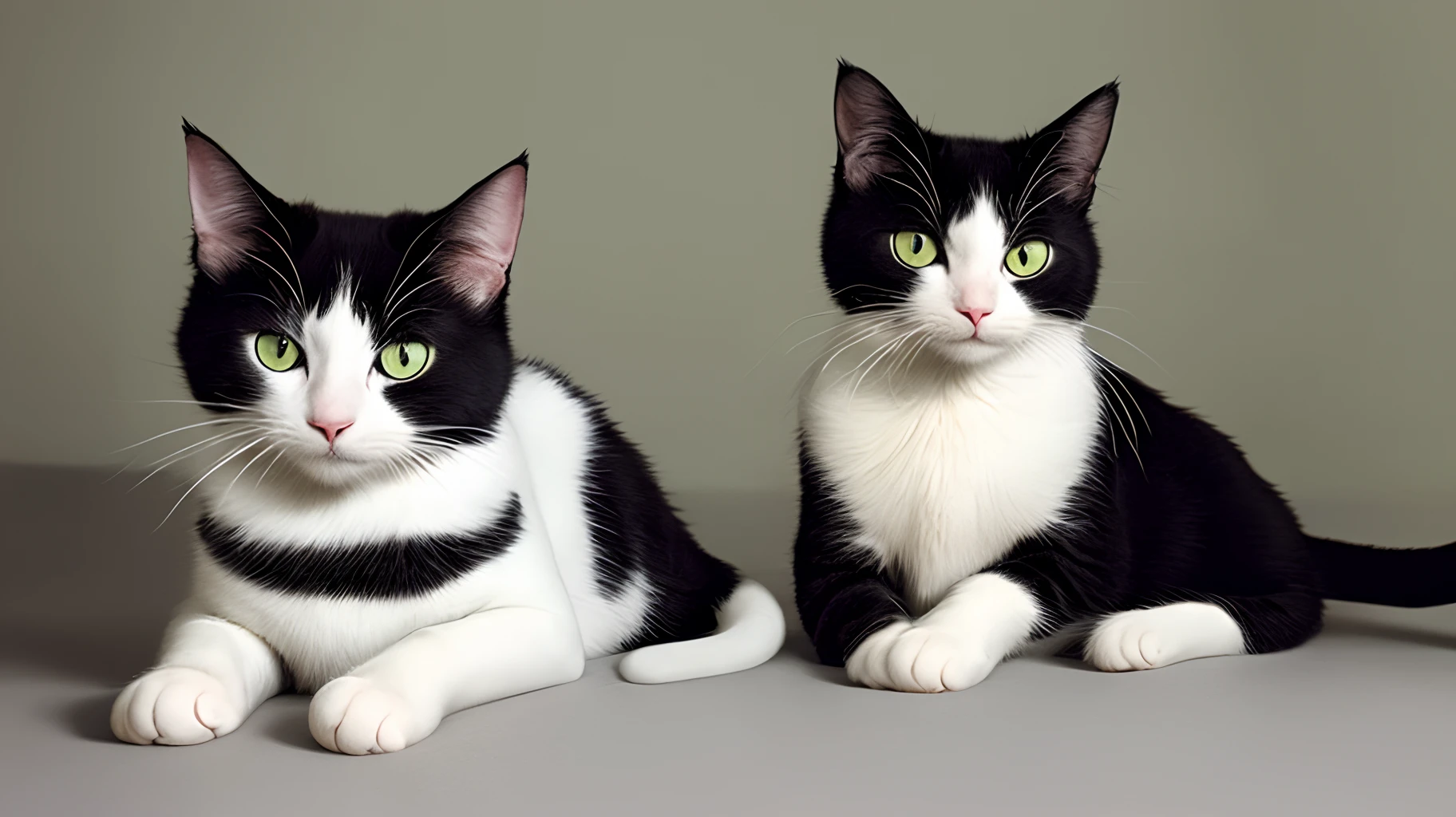 two cats