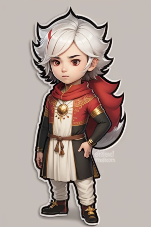 chibi,full body,standingkarna,