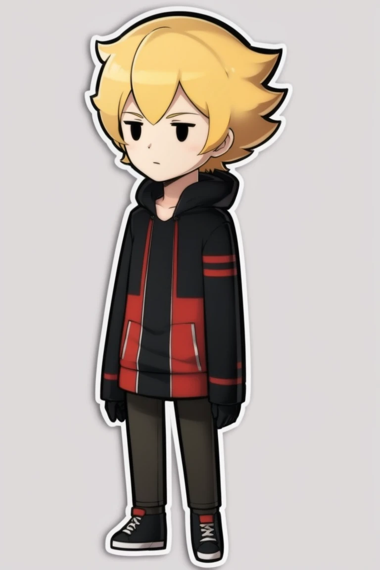 chibi,full body,standing,karna,