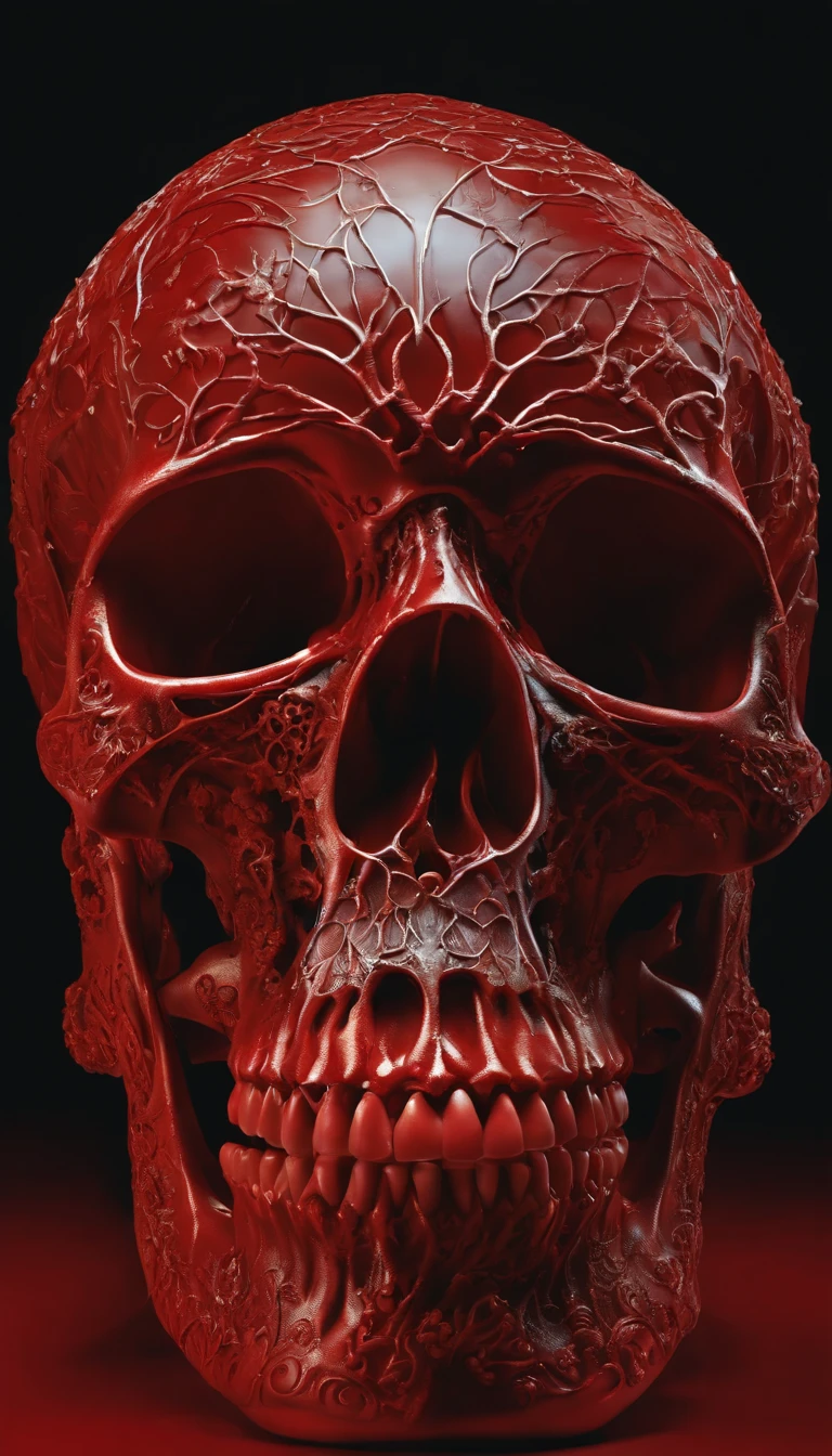 (best quality,4k,8k,highres,masterpiece:1.2),ultra-detailed,(realistic,photorealistic,photo-realistic:1.37),red and blue neon skull,open mouth,broken head,honey isolated,bottom background,glowing eyes,cracked texture,reflective surface,pulsating lights,futuristic,grim expression,dark shadows,glowing honey dripping from the broken head,sharp edges,metallic appearance,sci-fi,ominous atmosphere,skull-shaped neon outline,ethereal glow,mesmerizing colors,contrasting red and blue,deep black background