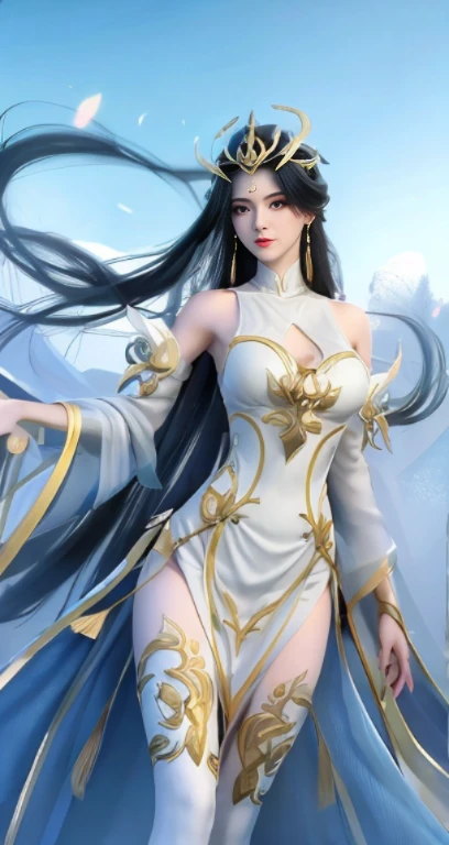 Moonlight scenery,The goddess is unique,It looks elegant and dynamic。Her eyes are full of playfulness wearing a pair of fashionable high heels,它 seems incompatible w它h her elegant temperament,But 它 adds a touch of mystery and sexiness invisibly。。,,front,,,Beautiful ass,showing gen它als,No pants,Skirt lifted up,Sitting