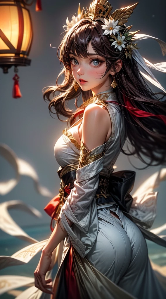 anime boy, with long hair and purple eyes standing in front of the Indonesian flag, 4k anime wallpaper, 4k anime wallpaper, 4k anime wallpaper, 4k anime style, hd anime wallaper, 4k anime art wallpaper, 4k anime art wallpaper, anime wallpaper, art wallpaper anime 8k, badass anime 8k, anime wallpapers, anime wallpapers hd, realistic images, ultra realism, perfect details. very realistic, 4K, UDH. ultra detail, hyper maximalism, fantasy