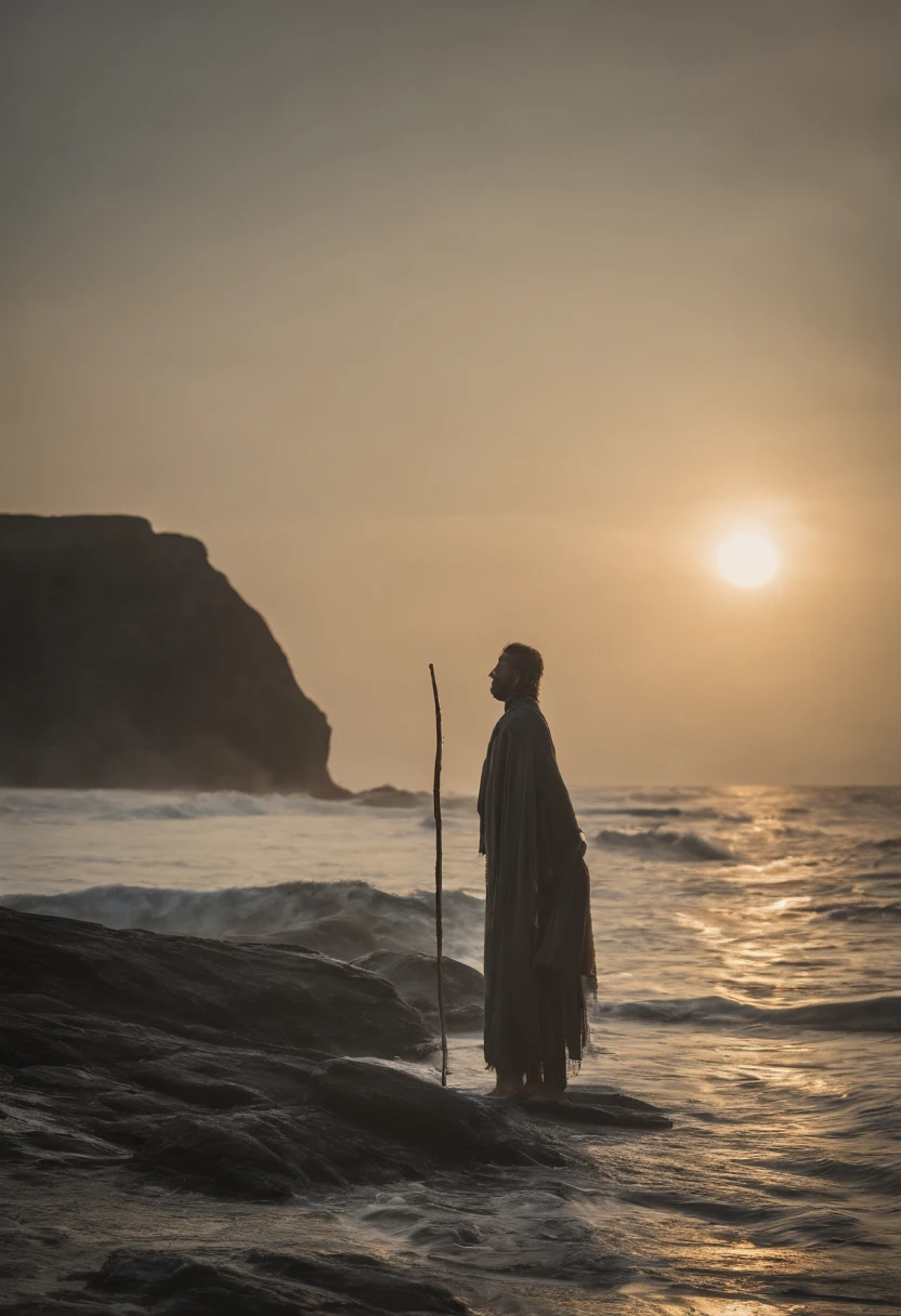 Moses holds his staff aloft、Reach out to sea、Dividing the sea in two。If so、Israel、We were able to navigate the dried up sea、The sea split in half、The sea splits in half、The seabed was bare、The Exodus of Moses、The Exodus of Moses、The sea splits in half、The sea splits in half、The sea splits in half