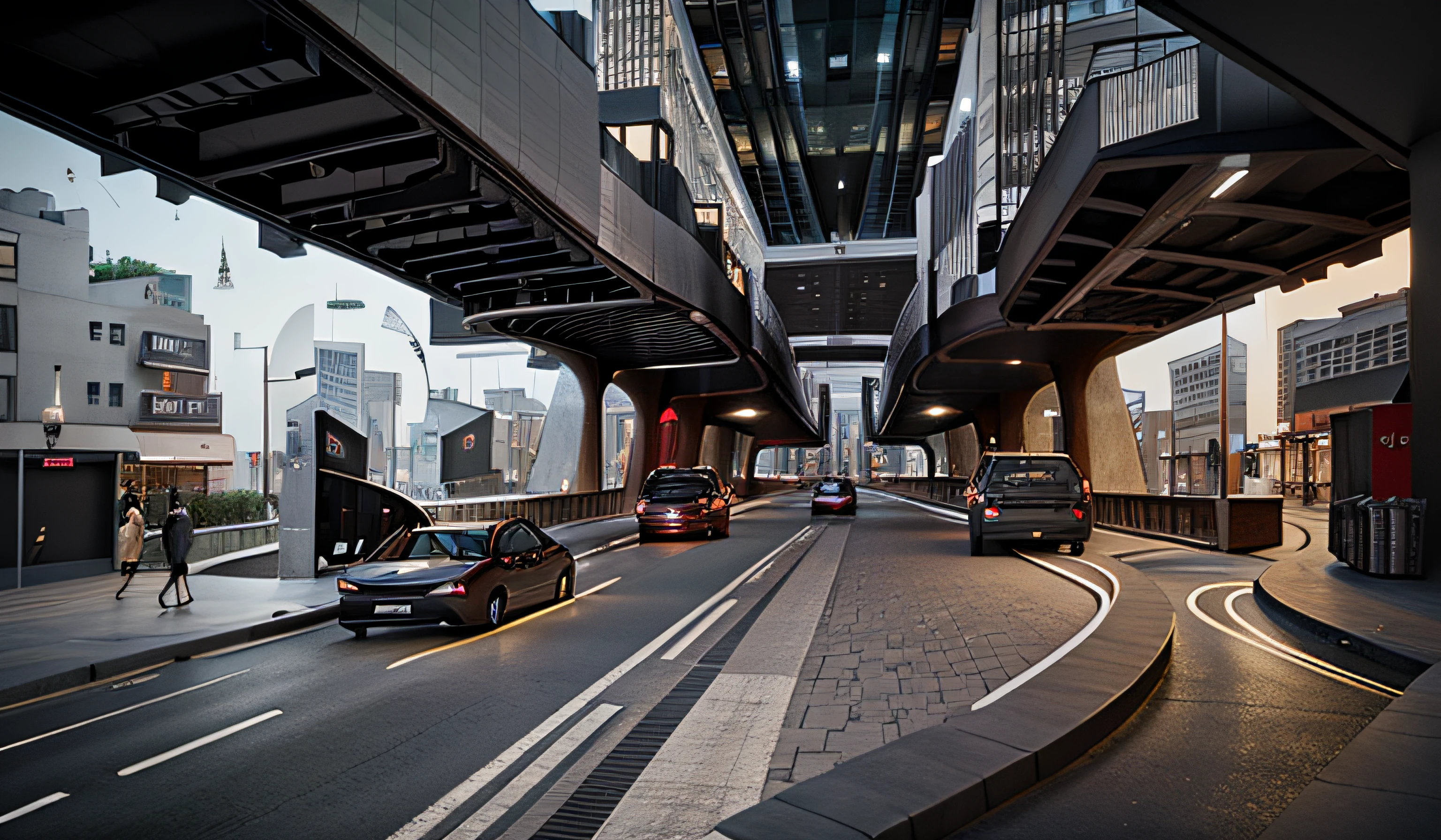 the city street,KPF Design,Mir rendering