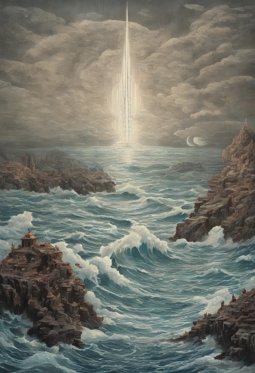 Moses holds his staff aloft、Reach out to sea、Dividing the sea in two。If so、Israel、It was possible to navigate dry waters、The sea split in half、The sea splits in half、The seabed was bare、The Exodus of Moses、The Exodus of Moses、The sea splits in half、The sea splits in half、The sea splits in half、The sea splits in half、The seabed was laid bare、The sea splits in half、The seabed was laid bare
