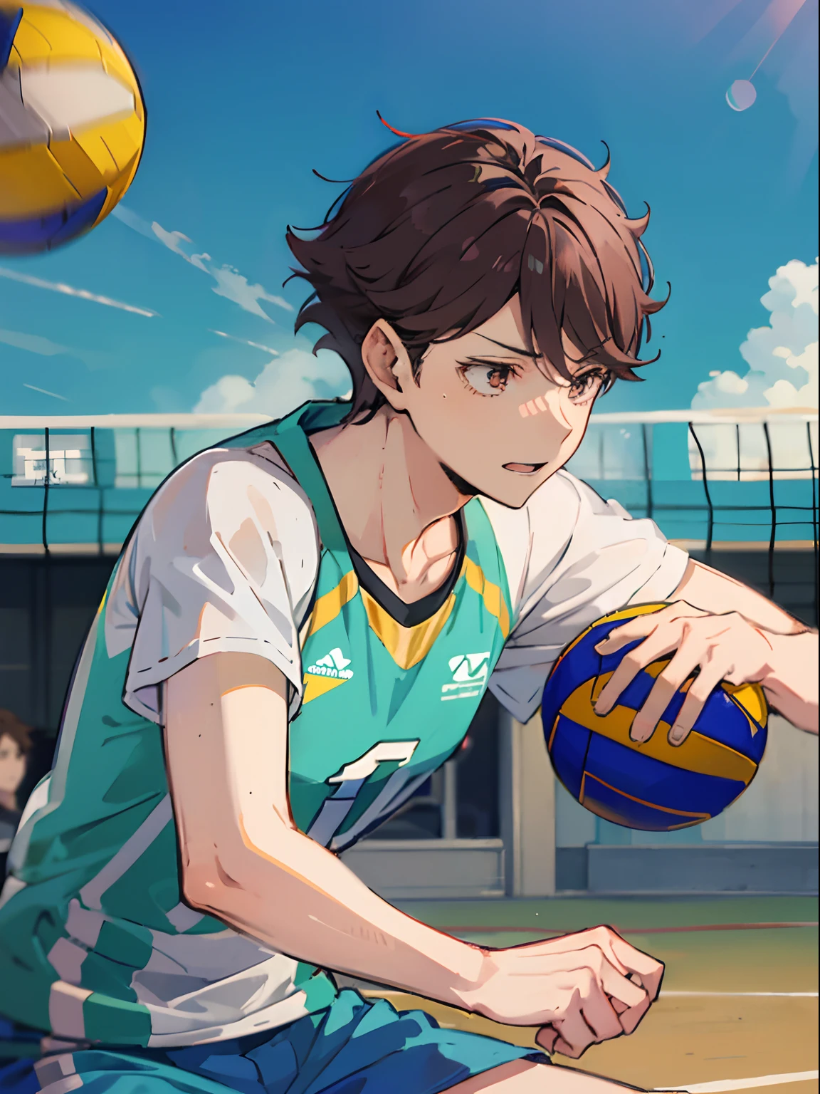 1man, oikawa tooru, cute, volleyball