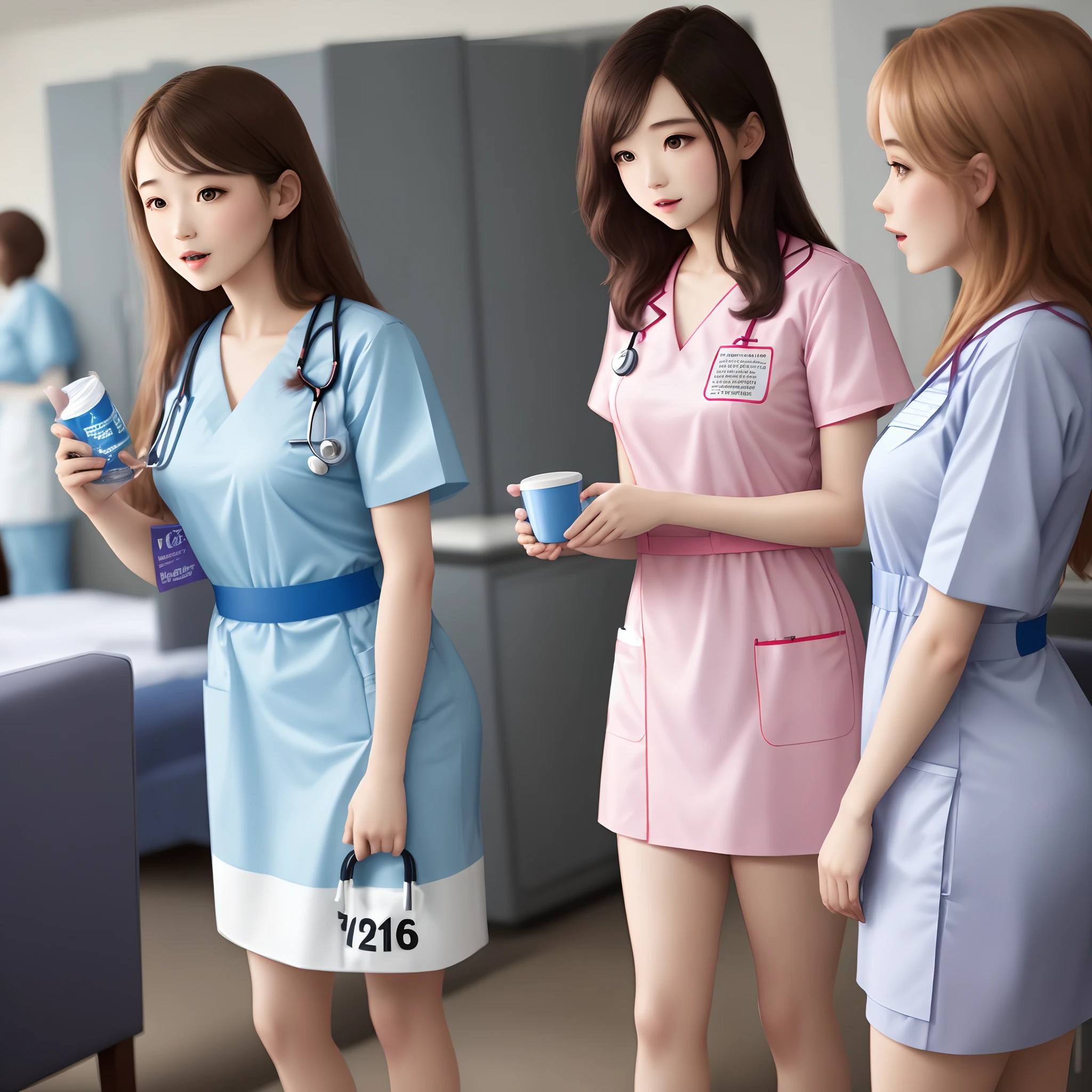 girl
AIDS prevention slogan
Medical gowns