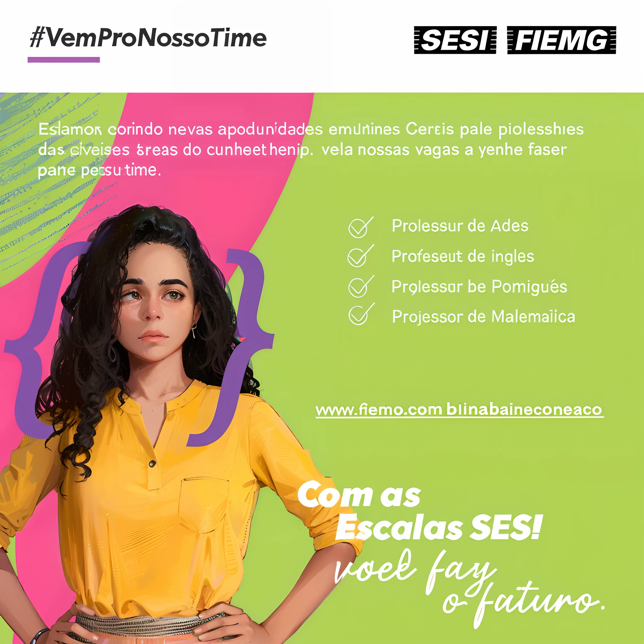 Woman in yellow shirt standing with hands on hips, Sempe, Fess, profissional, Vannessa Ives, Alma piedosa, Directed by: Fernando Gerassi, imagem profissional, Ad image, Parece Fabiula Nascimento, inspirado em Maria Helena Vieira da Silva, In Sao Paulo, tenso, Feimo, Feisar, Ps