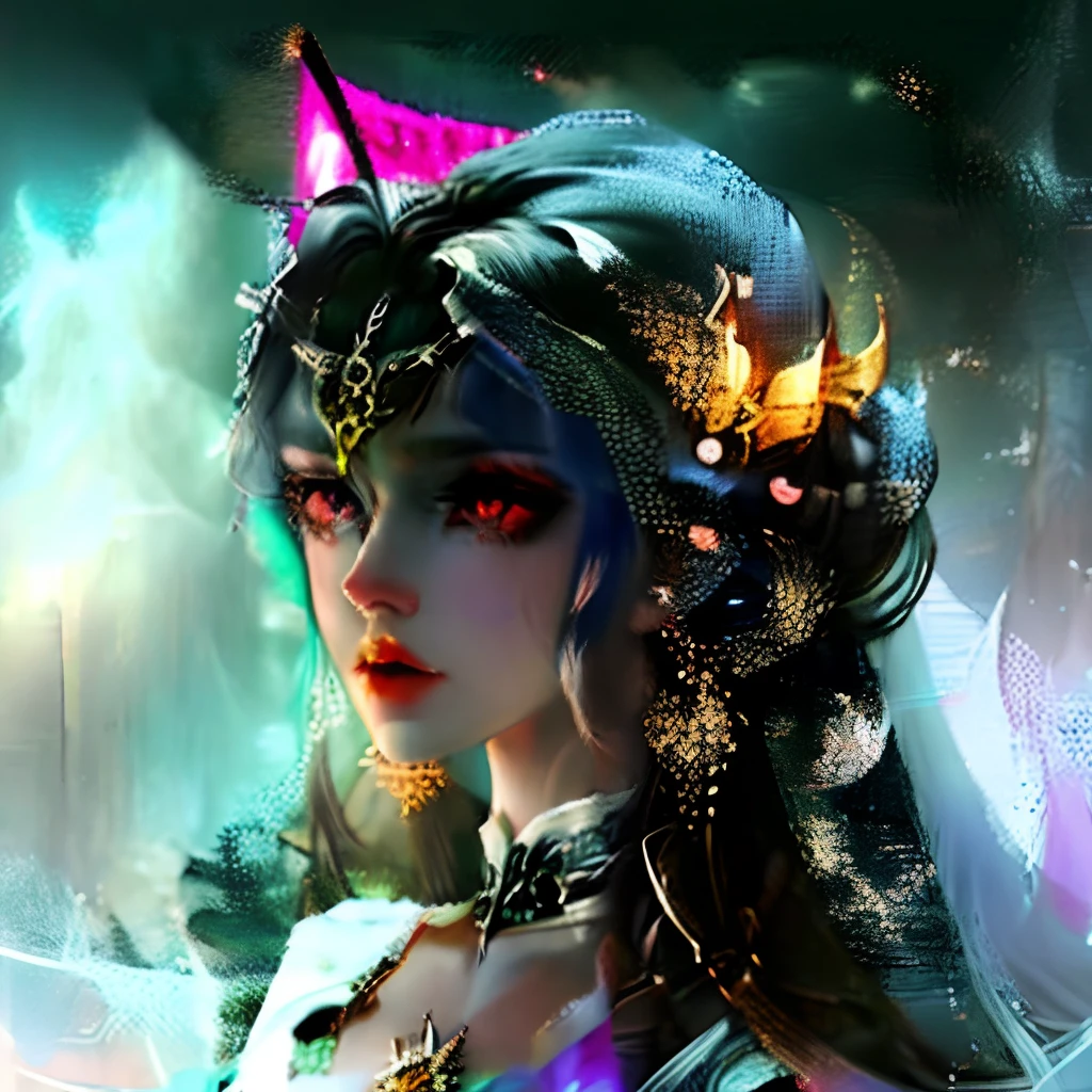 Beautuful Women　red eyes