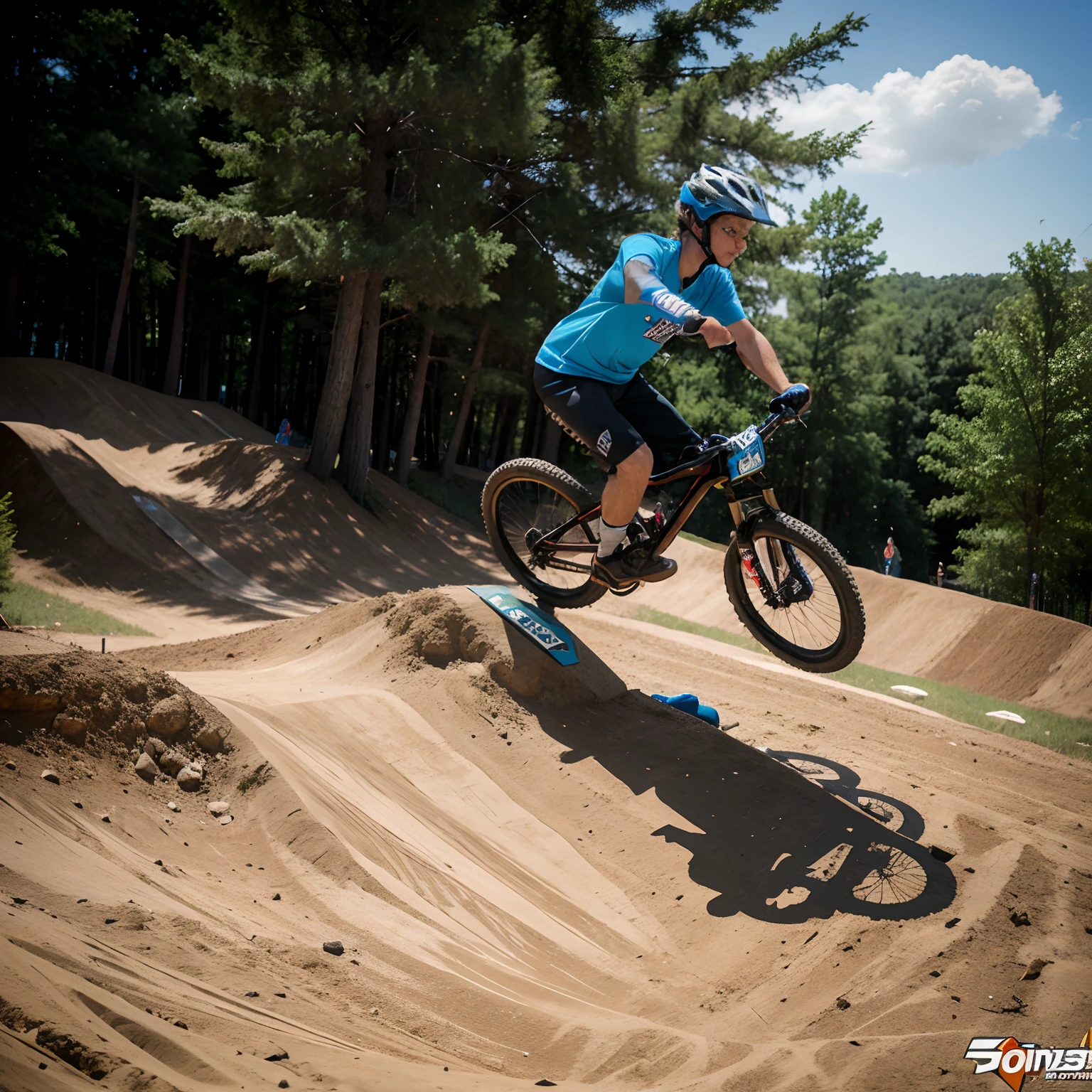 Holliston Bike Park logo to use for stickers and media