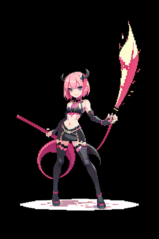 HOLDING a whip, jerking a  (()), anime characters standing on each side of bed with a guy in the bed, as his out  out (()), cum ((cum), POV, succubus in tight, succubus, anime monster girl, visual novel cg, shaded anime, beautiful succubus, ecchi anime style, joi, wet