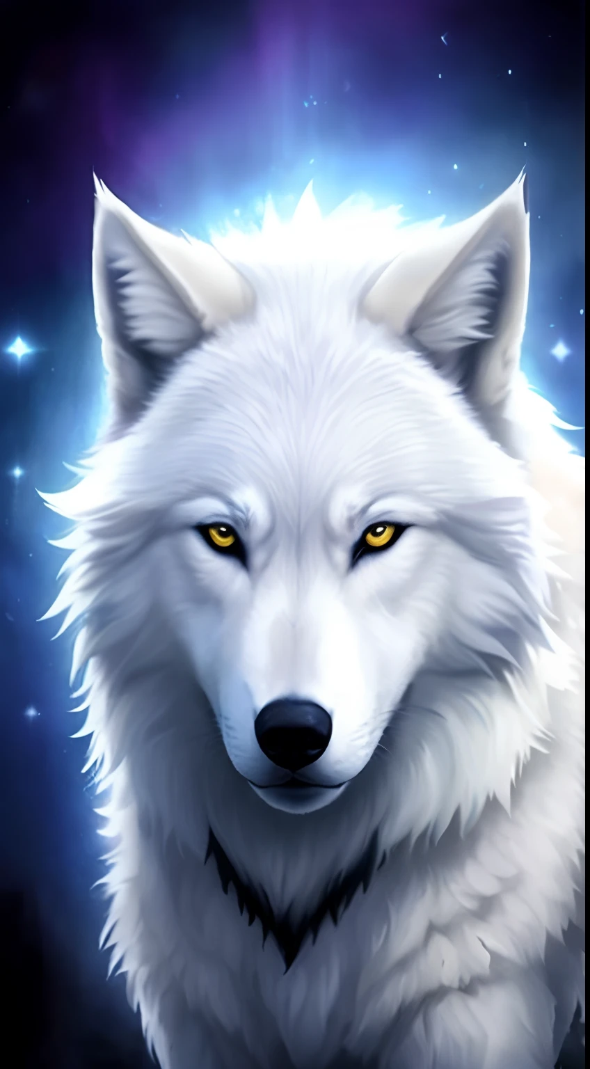 um lobo branco com olhos amarelos e um colarinho preto, lobo branco, um lobo branco, retrato do lobo da fantasia, Lobo branco com olhos azuis, foto de lobo, grande lobo, alpha wolf head, lobo peludo, retrato do lobo, lobo, cara de lobo antro, companheiro lobo, imagem do avatar, Wolp, lobo, an anthropomorphic wolf, wolf head