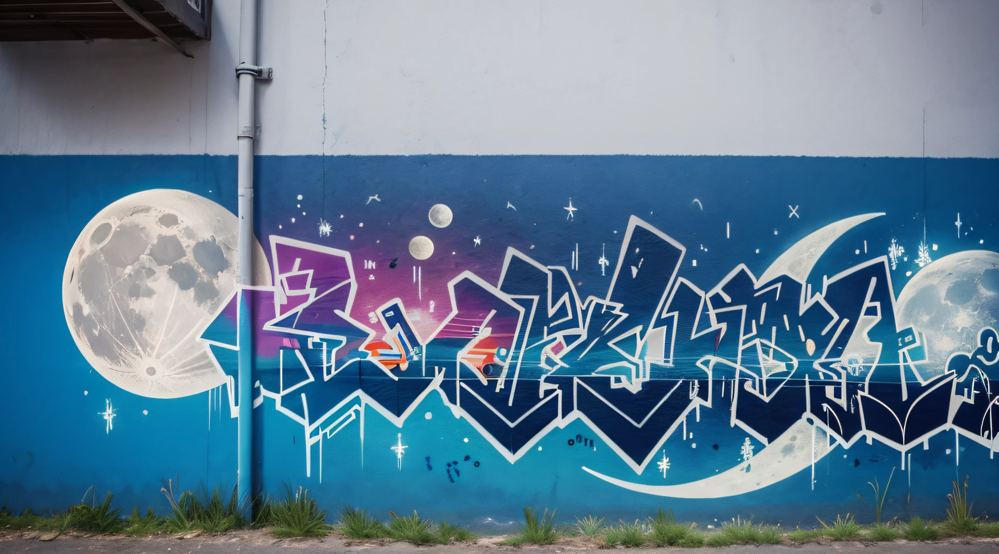 graffiti of the moon