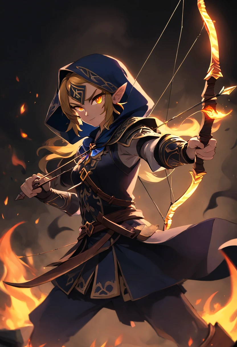 Envision a malevolent character in stark contrast to the ethos of Assassin's Creed. Picture this antagonist with piercing, glowing eyes that radiate an otherworldly malevolence. Dive into micro-details, highlighting sinister facial features and a malevolent grin that adds an eerie aura.
Imagine the character holding an archery bow, emphasizing the duality of skill and darkness. Capture the bow with meticulous detail, from the wickedly designed arrows to the malevolent energy emanating from the weapon.
Set the scene at night, shrouded in an eerie mood. Integrate a background of black smoke and fire, creating a chaotic yet captivating atmosphere. Illuminate the character with a subtle, unnatural light that enhances the ominous glow of their eyes.
Consider the play of shadows, using the night setting to accentuate the villain's menacing silhouette. Infuse the composition with an air of mystique, portraying the antagonist as a formidable force embodying the opposite of the noble Assassin's Creed character.
This detailed prompt aims to inspire a micro-detailed and visually striking depiction of an evil character with glowing eyes, wielding an archery bow, set against a backdrop of black smoke and fire in a night shot, creating a chilling and ominous atmosphere.