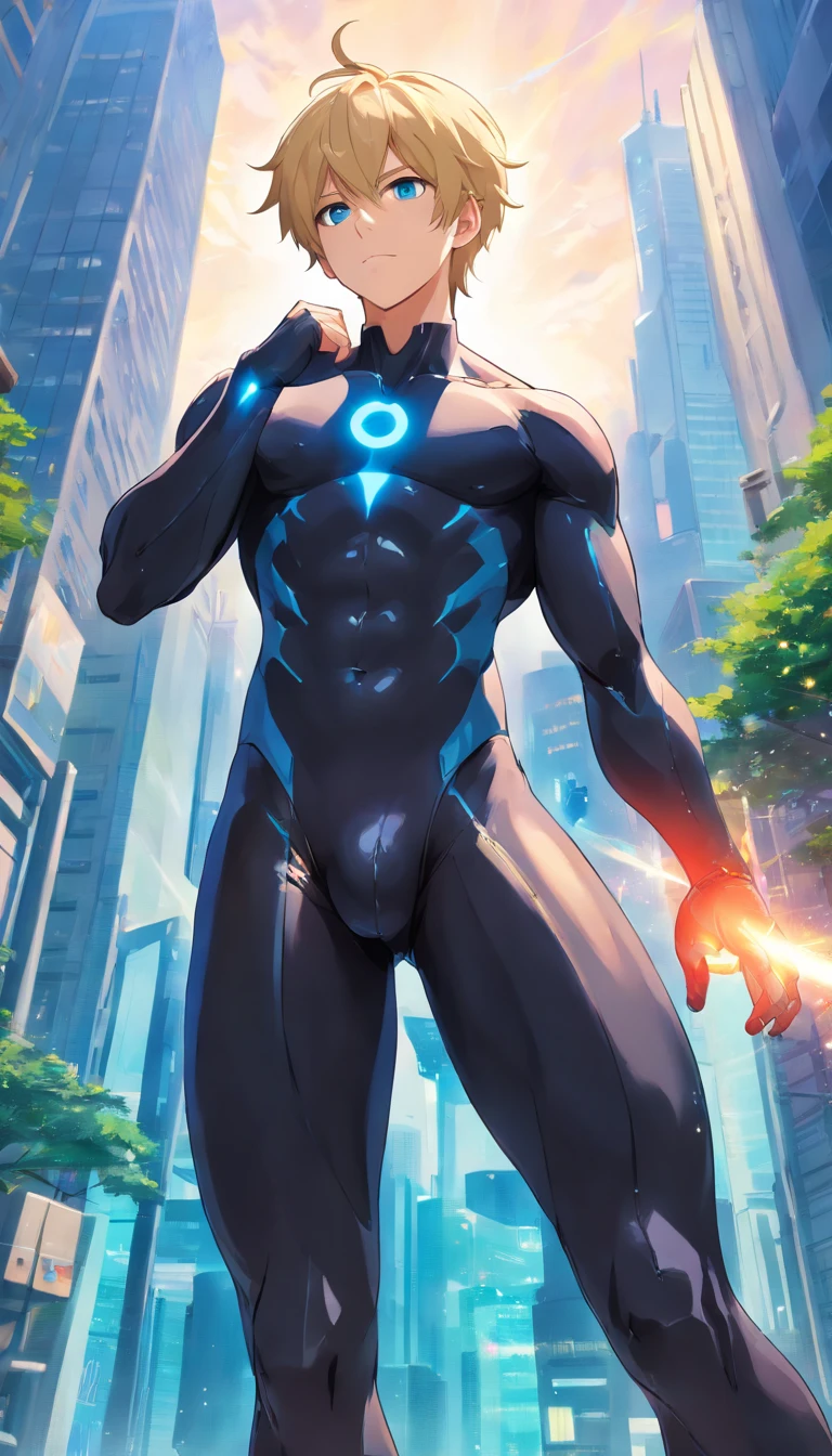 1 male human、a blond、Huge ass、black rubber suit、Blue eyes、Large, thick thighs、short-haired、wide hips、musculature、erectionpenis、Mokkori、Russian、Poop sitting