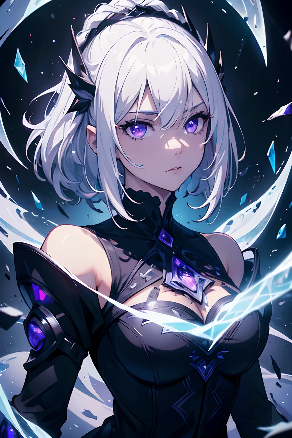 (Animated). Female (((Sakuya Izayoi))) time master, short spiky silver hair, blue eyes . (Masterpiece: 1.8), 64k quality, final fantasy artwork concept, detailed manga eyes, detailed hair, detailed clothes, detailed body, sharper drawings, pronounced detailed face, shiny objects like jewelry, see the creases on the clothes, more consistent clothes, more rounded eyes, globular transparent liquid eyes, more colors, more consistent clothes , correct clothing features, better eye line, better shoulders, really colorful, coarser line, black line, finishing. (coarser stroke: 1.8) (black stroke: 1.8) (color: 1.8) (clean: 1.8) (color contrast: 1.8) (black outline: 1.8) (adjusted color contrast: 1.8) (shadow play: 1.8) (manga eyes: 1.8) (medium breasts small) (beautiful body) (muscle: 1.5 ) (rendering homogeneous: 1. 3)