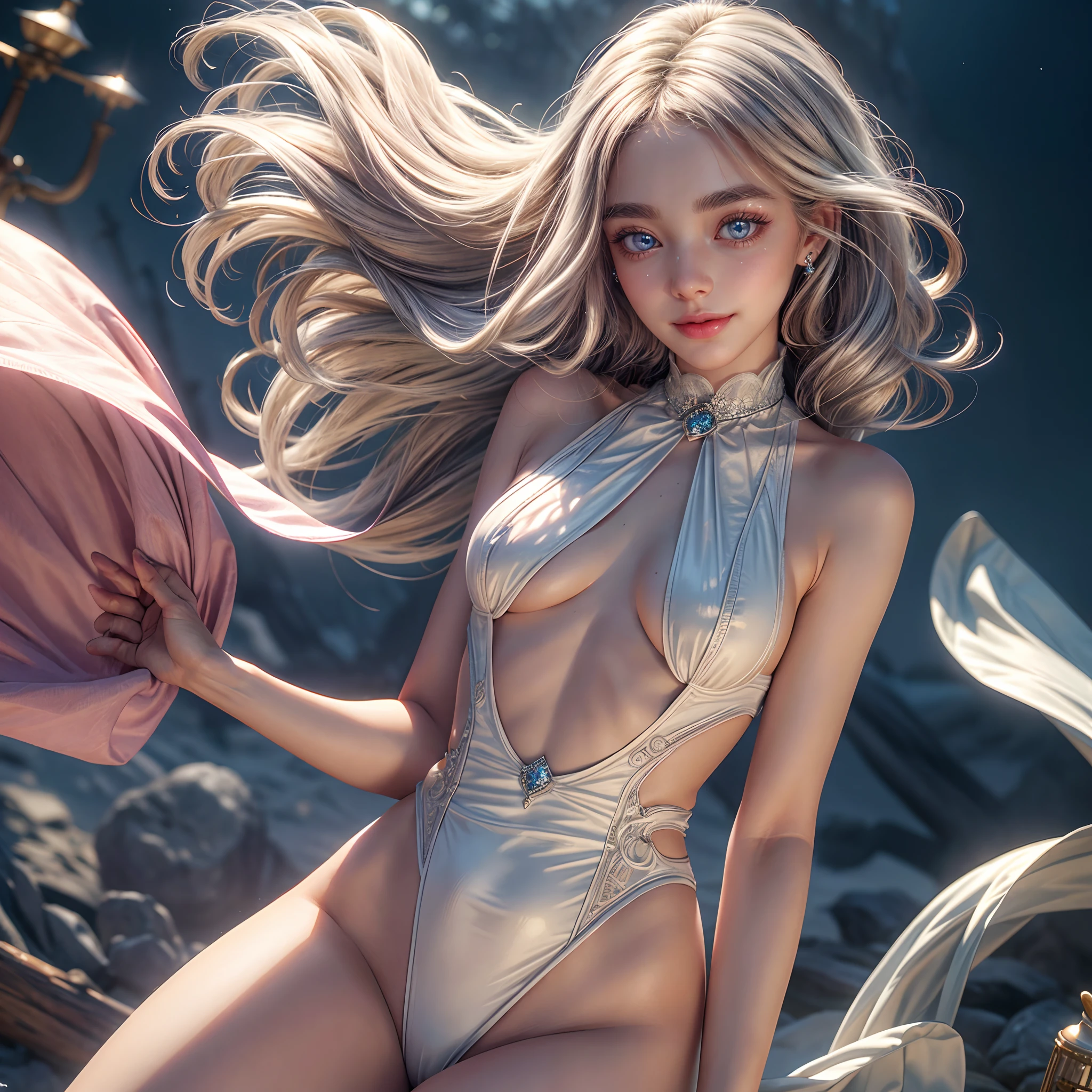(best quality,highres,masterpiece:1.25), { ultra-detailed | realistic | photorealistic | RAW | Physically-based rendering },((photo-realistic:1.45)), { Zoom Layer | White and vivid colors | Random hair color | Short Bob | hair flowing in the wind | Strong wind | Face focus | Ass focus | Detailed open crotch bloodstains }, { beautiful detailed eyes | beautiful detailed lips | long eyelashes | rosy cheeks | natural-looking eyebrows | sparkling eyes with intricate details | subtle blush on the face | warm and inviting smile | detailed eyelashes with volume and length | sparkling highlights in the eyes | delicate shadows on the face | expressive facial features | life-like expressions | captivating gaze | pure joy and happiness radiating from the eyes and face }, { Glistening ivory skin | impeccable skin texture }, { (Mystical sight) | subtle atmospheric haze | Curved horizon | Red Moon | early morning | magic hour | high place | Flowers | Red leather high collar }, back lighting, (A Tiny Japanese junior idol:1.25), { childish:1.25 | slingshot swimsuit | sideboob:1.15 }, { Dynamic-angle:1.2 | from below | Wide-angle | Whole BODYSHOT }, ( Whole Body proportions and all limbs are anatomically accurate ) .