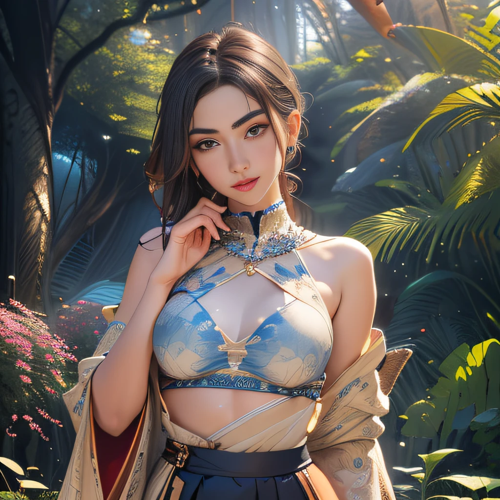 ((Best Quality)), ((Masterpiece)), (Detail: 1.4), NSFW, 3D, A Beautiful Dunhuang Flying Woman, HDR (High Dynamic Range), Ray Tracing, NVIDIA RTX, Super-Resolution, Unreal 5, Subsurface Scattering, PBR Texture, Post Processing, Anisotropic Filtering, Depth of Field, Maximum Clarity and Sharpness, Multi-layer Texture, Albedo and Highlight Maps, Surface Shading, Accurate simulation of light-material interactions, perfect proportions, Octane Render, two-color light, large aperture, low ISO, white balance, rule of thirds, 8K RAW,