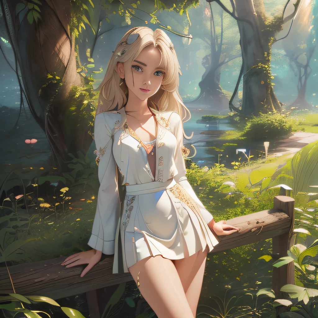 sfw, (Extremely detailed 8k wallpaper:2), (photo:2), (soigne Beautiful girl:2), (gives a lecture to friends:2), detailed (Face and eyes), (hyper realistic:1), (highly detailed:1), (epic realistic:1), rim light, (maximum details:1), cozy, (fullbody:1.2), (looking at viewer:2), (Woman's Attractive Qualities:2), (Attractive Woman:2), (Attractive:2), Smile, Intelligence, Empathy, Gracefulness, Sense of Style, Fitness, Grooming, Optimism, (Sensitivity:2), Sincerity, Romantic Gestures, Playfulness, Fashion Sense, (Sensuality:2), Charm, Modesty, Thoughtfulness, (Femininity:1), Flirtatiousness, Warmth, (Physical attractiveness:2), A beautiful smile, A love of life, strength and power, vulnerability, curiosity, wonder, love, (nature background:2), kawaii, waifu, Beautiful breasts, (attractive body:2), (Beautiful body:2), Beautiful pose, attractive pose, (Beautiful legs:1.0), (spread legs:1.0), (Beautiful clothes:1), (classic clothes:2), (elegant clothes:2), (European clothes:2), detailed clothes, (skirt:1), (blouse:1), (provocative pose)