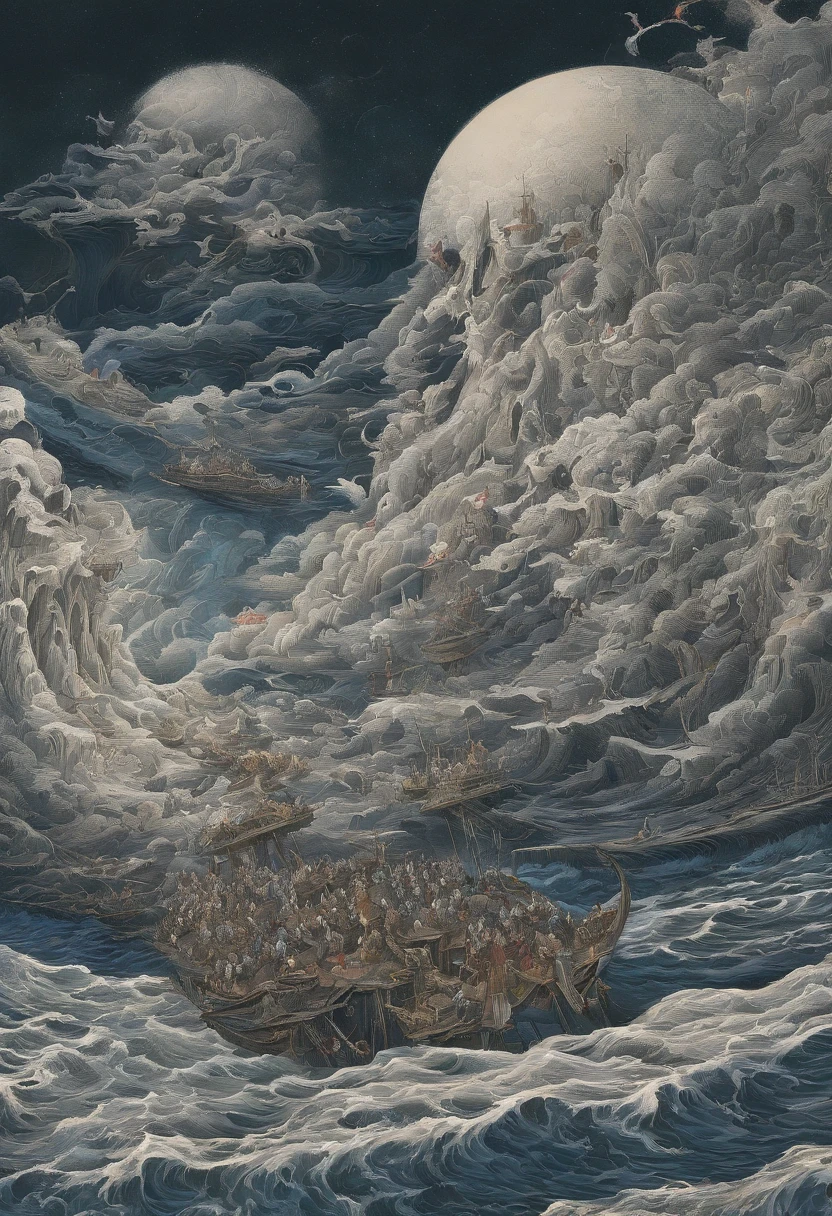Moses holds his staff aloft、Reach out to sea、Dividing the sea in two。If so、Israel、It was possible to navigate dry waters、The sea split in half、The sea splits in half、The seabed was bare、The Exodus of Moses、The Exodus of Moses、The sea splits in half、The sea splits in half、The sea splits in half