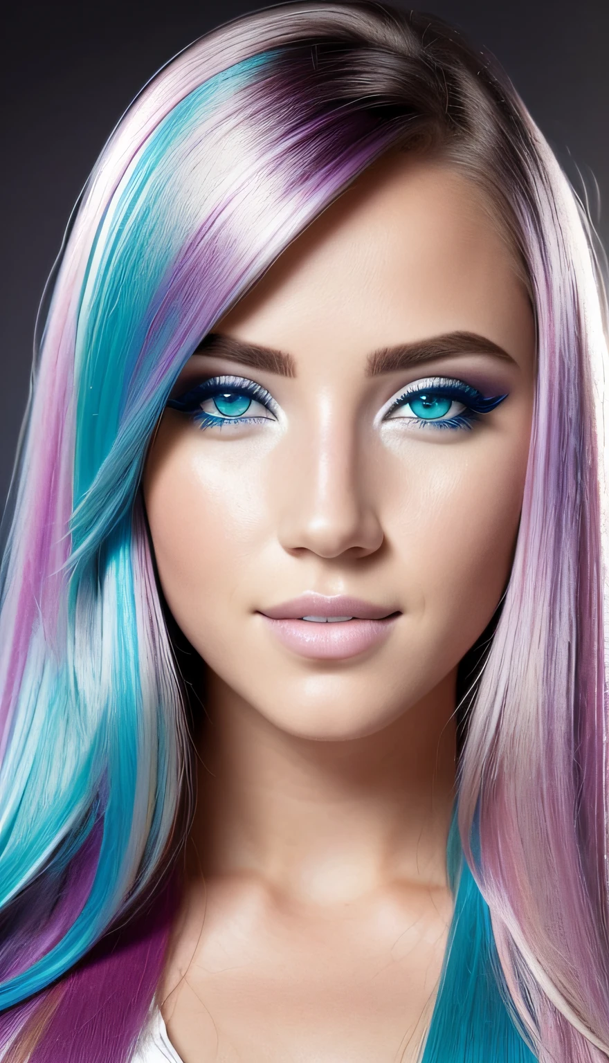 (((realistic))) canon 5d, masterpiece, highest quality, 4k, 8k, 16k, ultra high-res, raw photo in hdr, sharp focus, hyper realistic, lifelike texture, intricate face, intricate eyes, high contrast, skin imperfections, subsurface scattering, f2, depth of field, film grain, a photograph of a woman standing, milf, professor, (freckles:0.7), solo, sexy, seductive smile, best quality, highly detailed, masterpiece, ultra-detailed, illustration, small pink lips, sexy attire, upper body, red dragon tattoo, tattoo design, stencil, tattoo stencil, [(colorful explosion psychedelic paint colors:1.21)::0.2], colorful, shimmering blue eyes, blowout hair, ({platinum|red|pink|cyan|brown|green|purple|magenta|blond} hair:1.1), detailed eyes, intricate face, black background, simple background, dearness, high contrast, (secret:0.9),