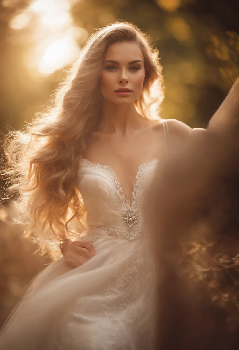 A delicate beautiful girl,goddes,Fairy air fluttering,beautiful light eyes,Charming eyes,Moisturized lips, finedetail, Detailed depiction of hair,Carefully depicted sexy body,The body is bumpy, the perfect face,(No fingers exposed)choker necklace, Infinitely close to reality,(fully body photo:1.3),Highest image quality,infinite details,8K, old money style clothing, south of france backgroud)),Healthy and well-proportioned body, Hair is light blond and voluminous, skin is tanned, supermodel gorgeos