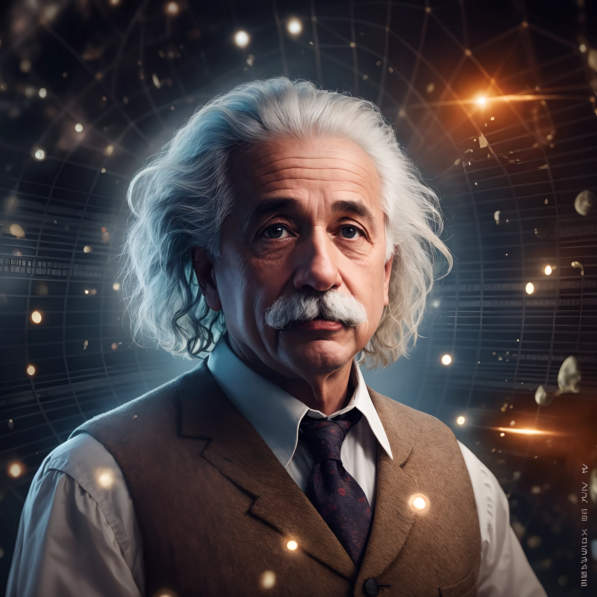 imagem arafed de um homem com barba e gravata, Retrato de Einstein, Retrato de Albert Einstein, albert einstein, Directed by: Adam Marczyński, retrato vfx altamente detalhado de, Einstein, foto de retrato, Directed by: Galen Dara, Retrato VFX altamente detalhado, O Criador do Universo, Directed by: Dan Luvisi, Directed by: Andrew Wroblewski