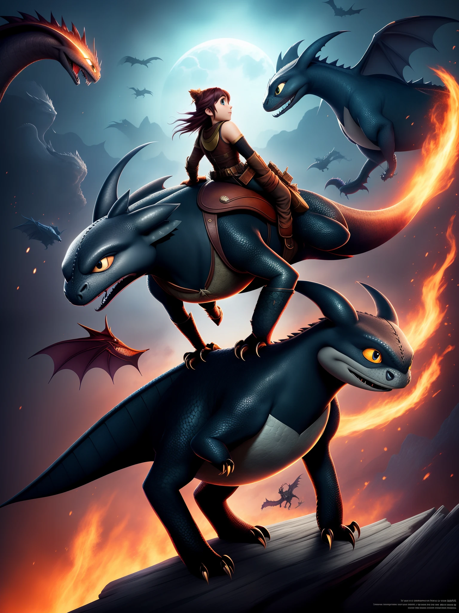 NSFW, Perfect Digital Art Top Image Resolution 8K Wallpaper Full Body Rendering Dragon Race Fury of Light How to Train Your Dragon with Legs Spread and Pussy Sample