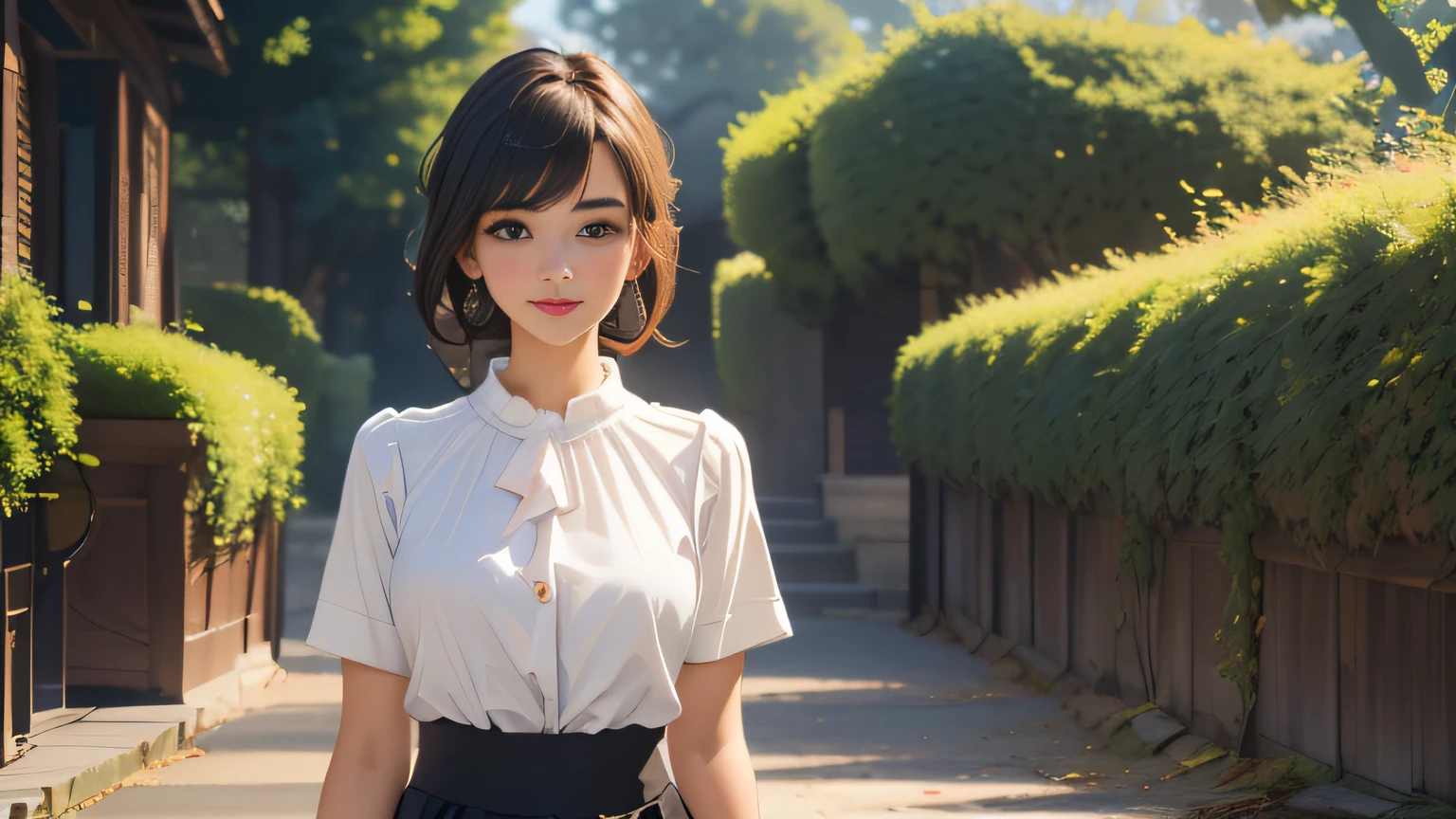 sfw, (Extremely detailed 8k wallpaper:2), (photo:2), (soigne Beautiful girl:2), (gives a lecture to friends:2), detailed (Face and eyes), (hyper realistic:1), (highly detailed:1), (epic realistic:1), rim light, (maximum details:1), cozy, (fullbody:1.3), (looking at viewer:2), (Woman's Attractive Qualities:2), (Attractive Woman:2), (Attractive:2), Smile, Intelligence, Empathy, Gracefulness, Sense of Style, Fitness, Grooming, Optimism, (Sensitivity:2), Sincerity, Romantic Gestures, Playfulness, Fashion Sense, (Sensuality:2), Charm, Modesty, Thoughtfulness, (Femininity:1), Flirtatiousness, Warmth, (Physical attractiveness:2), A beautiful smile, A love of life, strength and power, vulnerability, curiosity, wonder, love, (nature background:2), kawaii, waifu, Beautiful breasts, (attractive body:2), (Beautiful body:2), Beautiful pose, attractive pose, (Beautiful legs:1.0), (spread legs:1.0), (Beautiful clothes:1), (classic clothes:2), (elegant clothes:2), (European clothes:2), detailed clothes, (skirt:1), (blouse:1), (provocative pose)