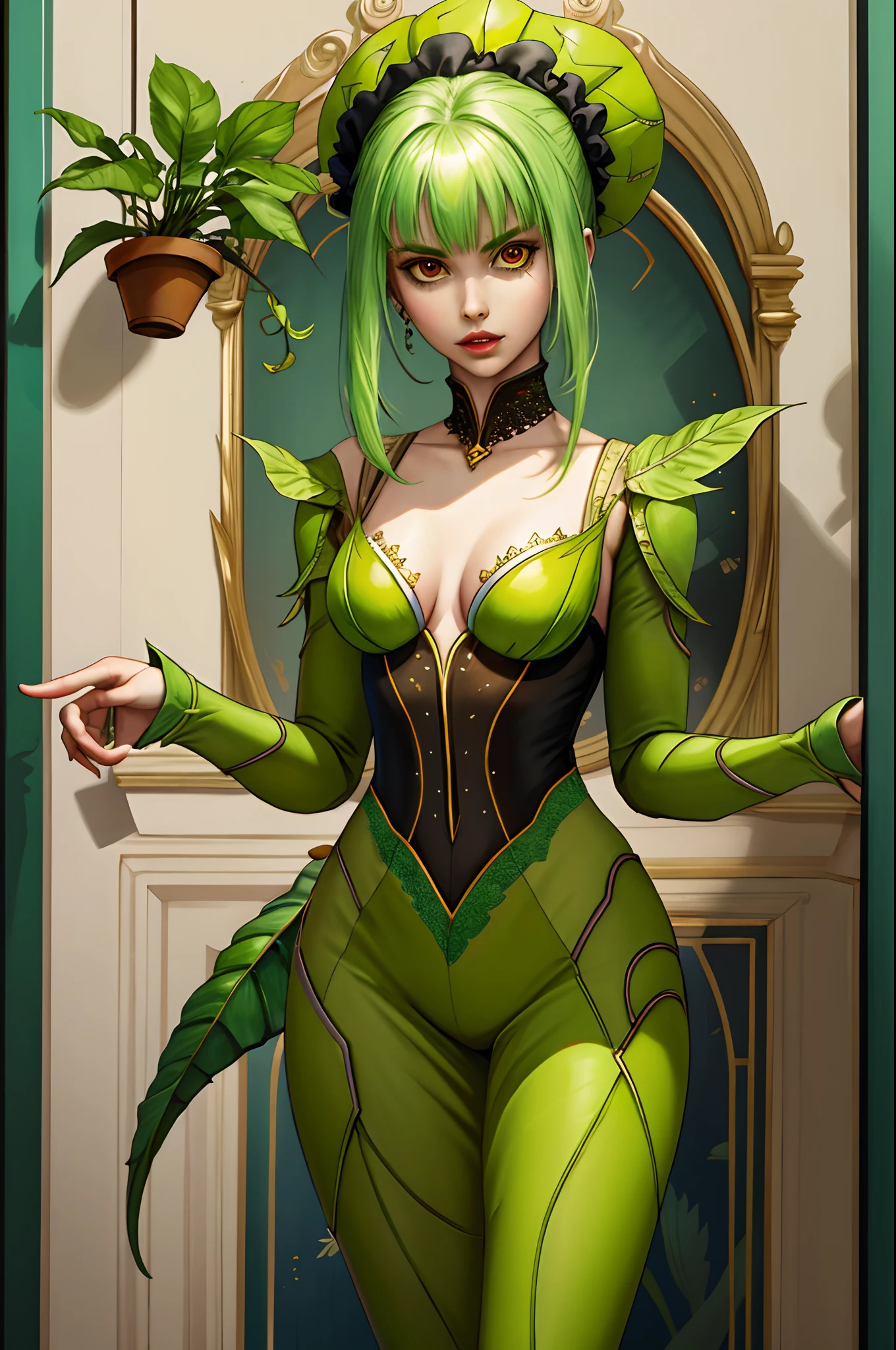 plant girl. venus flytrap