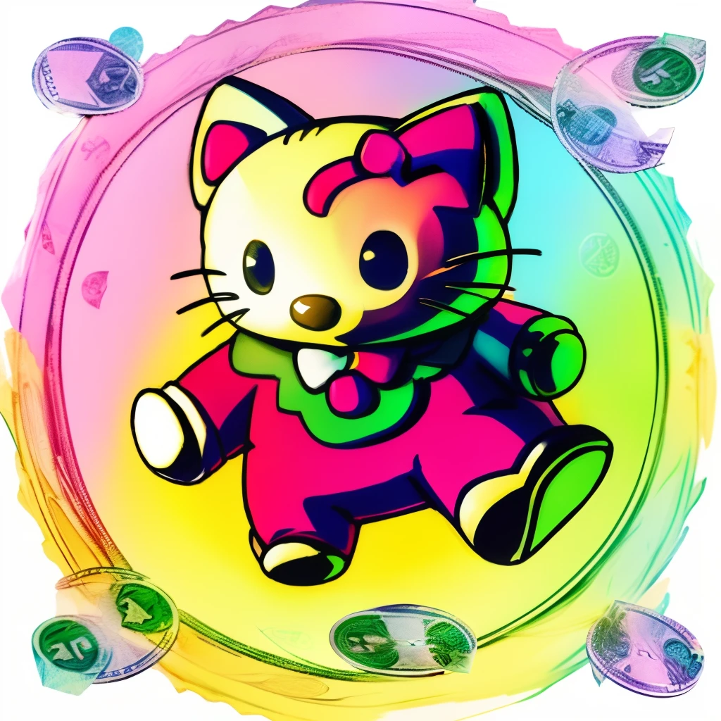 Hello kitty money