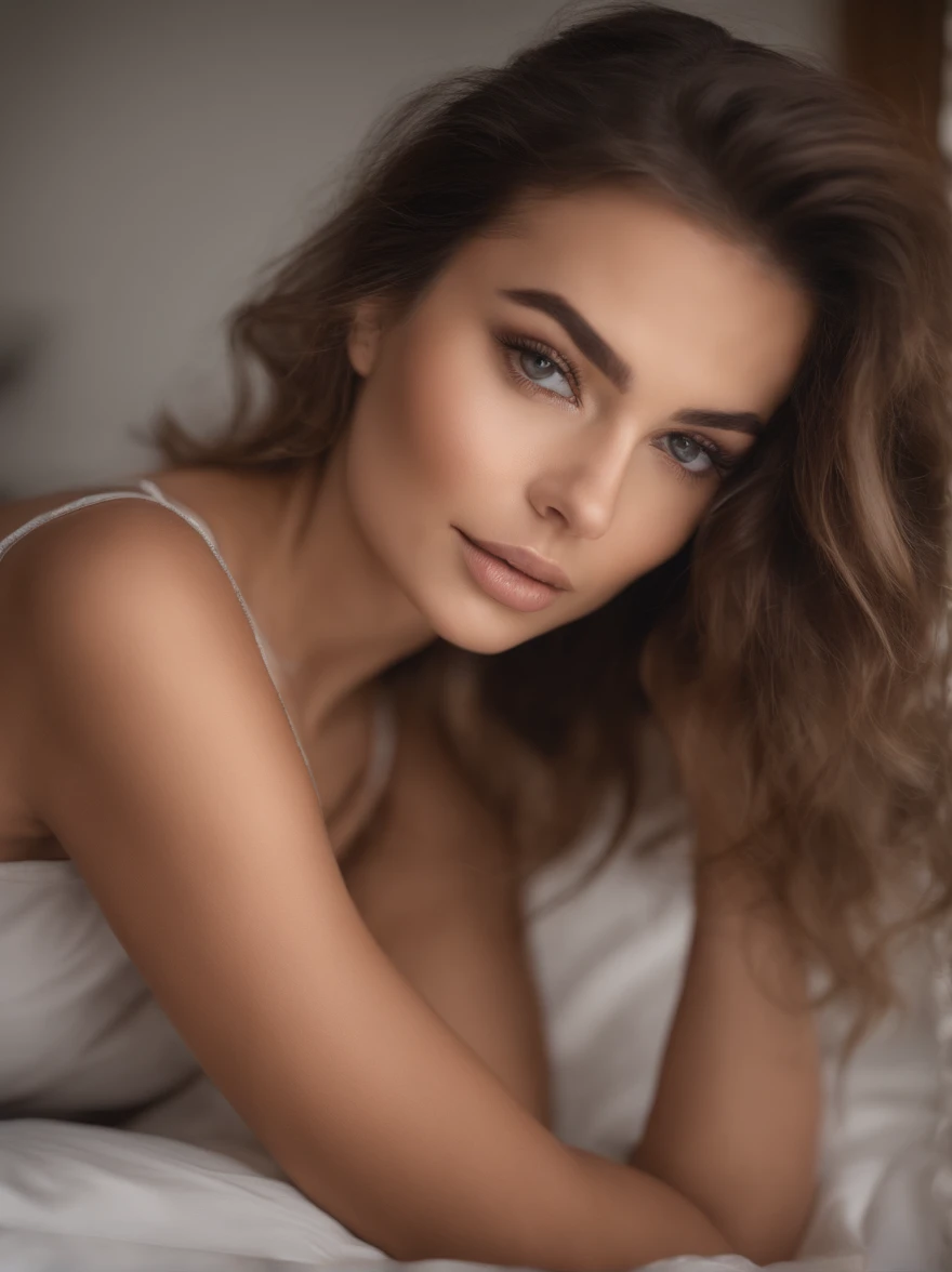 Femme arafed , fille Sexy aux yeux bleu ,selfie miroir, cheveux bruns et grands yeux, Yeux de chambre, Violet Myers, sans maquillage, maquillage naturel, looking straight at camera, Visage avec Artgram, Maquillage subtil, Superbe photo du corps entier, dans la chambre, clivage, tits, ass, sexy, Sexe, levrette, position Sexe, Nus, pas de vetements grosse poitrine
