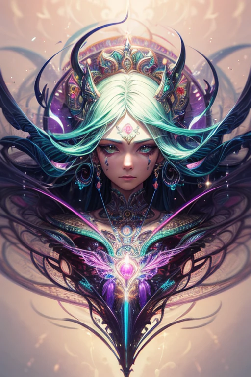 an extremely psychedelic portrait of a healer, surreal, LSD, face, detailed, intricate, elegant, agile, highly detailed, digital painting, art station, concept art, smooth, sharp focus, illustration