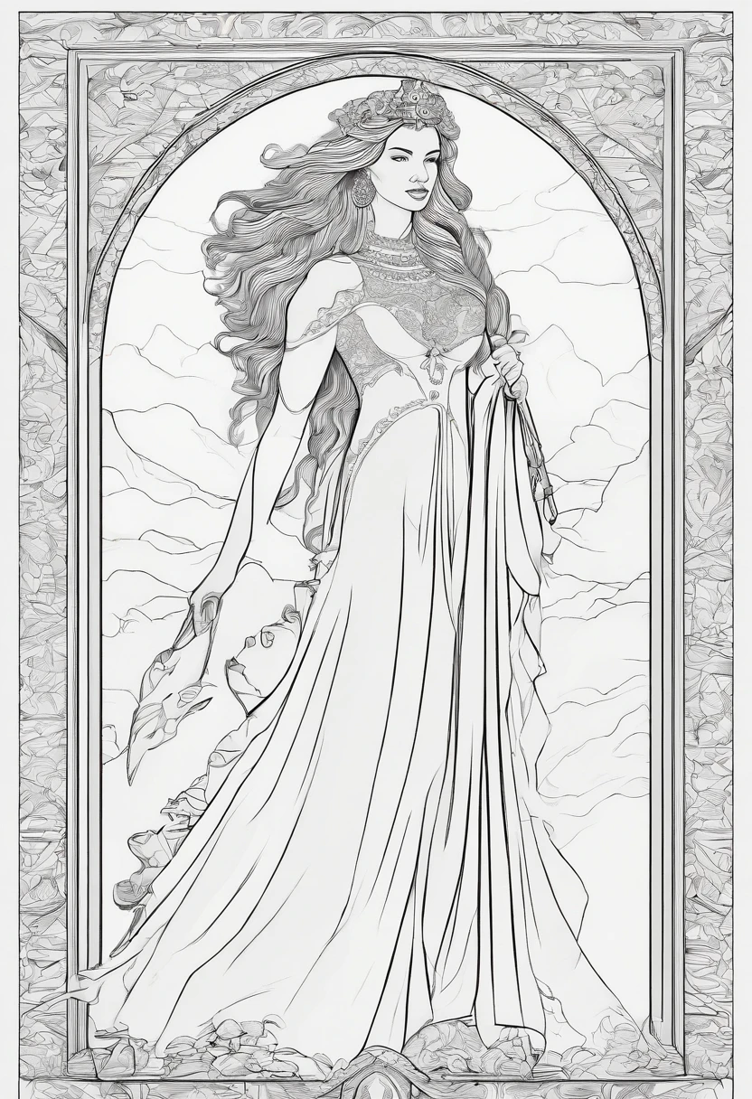 beautiful female valkrie
