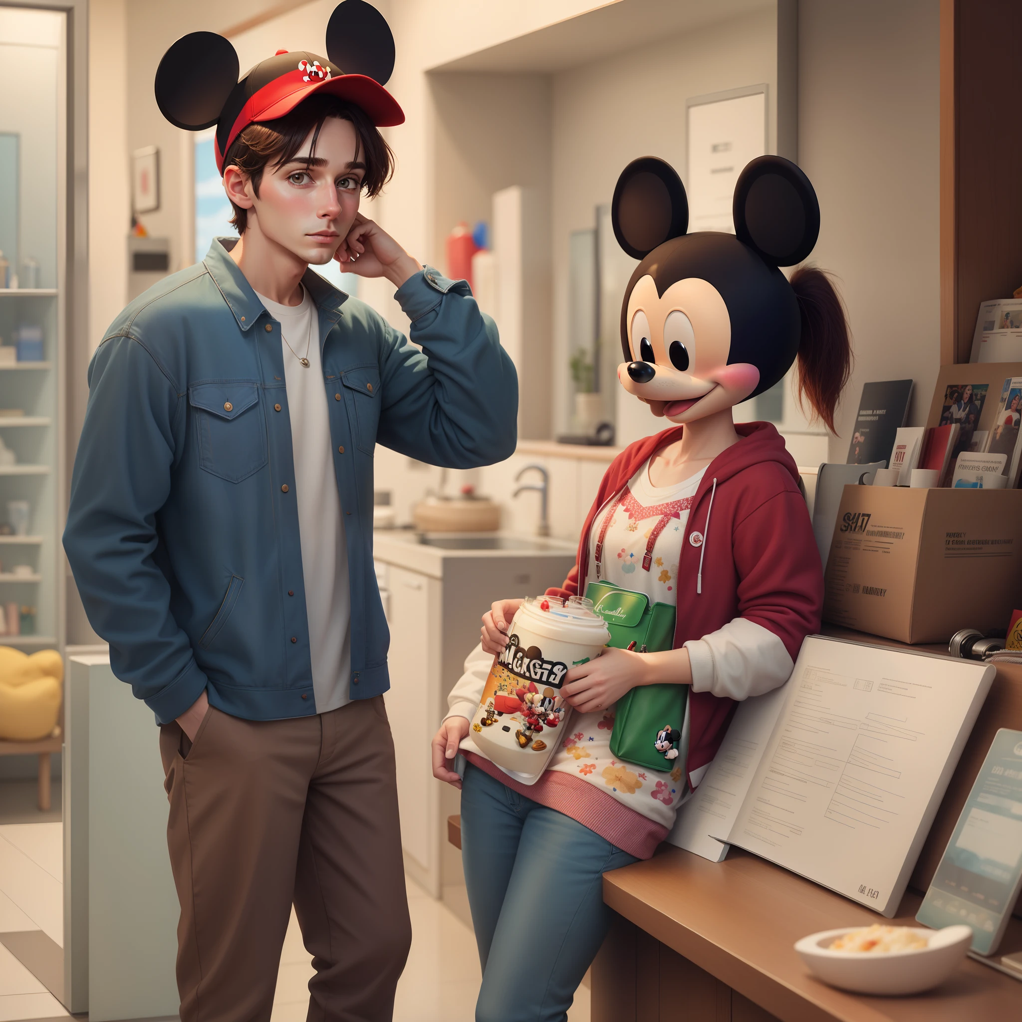 Mickey as a real person