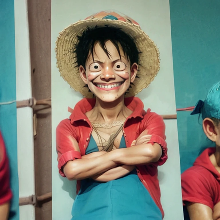 Luffy smiling